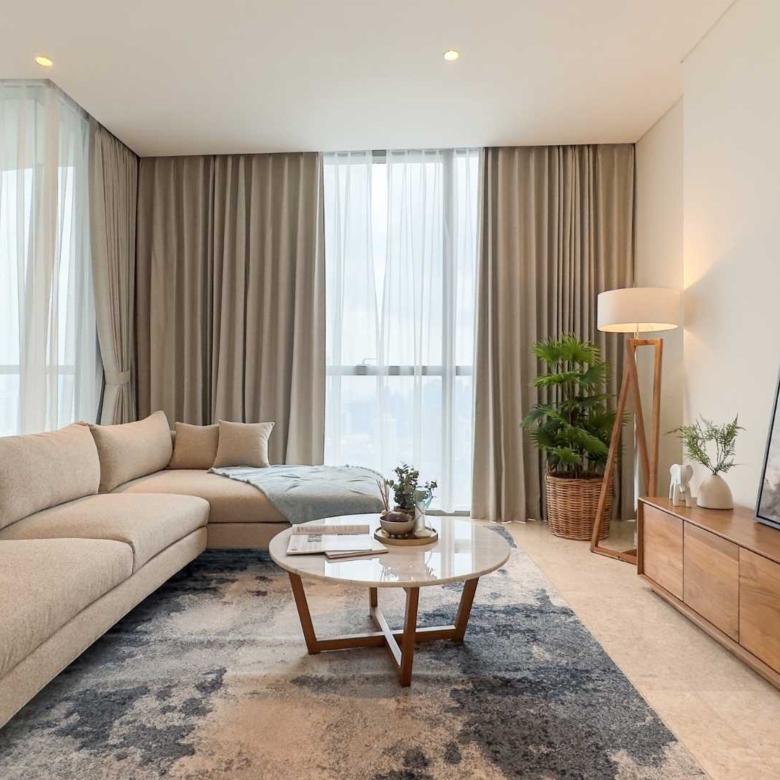 Casa Domaine-3BR-Full Furnished Living Room