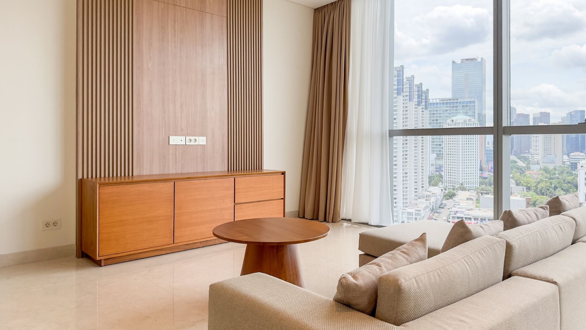 Casa Domaine-3BR-Living Room featuring Premium Storage and Interior