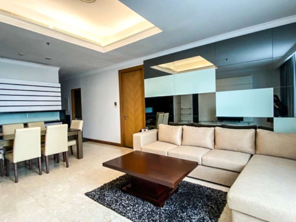 Kempinski Private Residence-2BR-Living Room and Dining Area