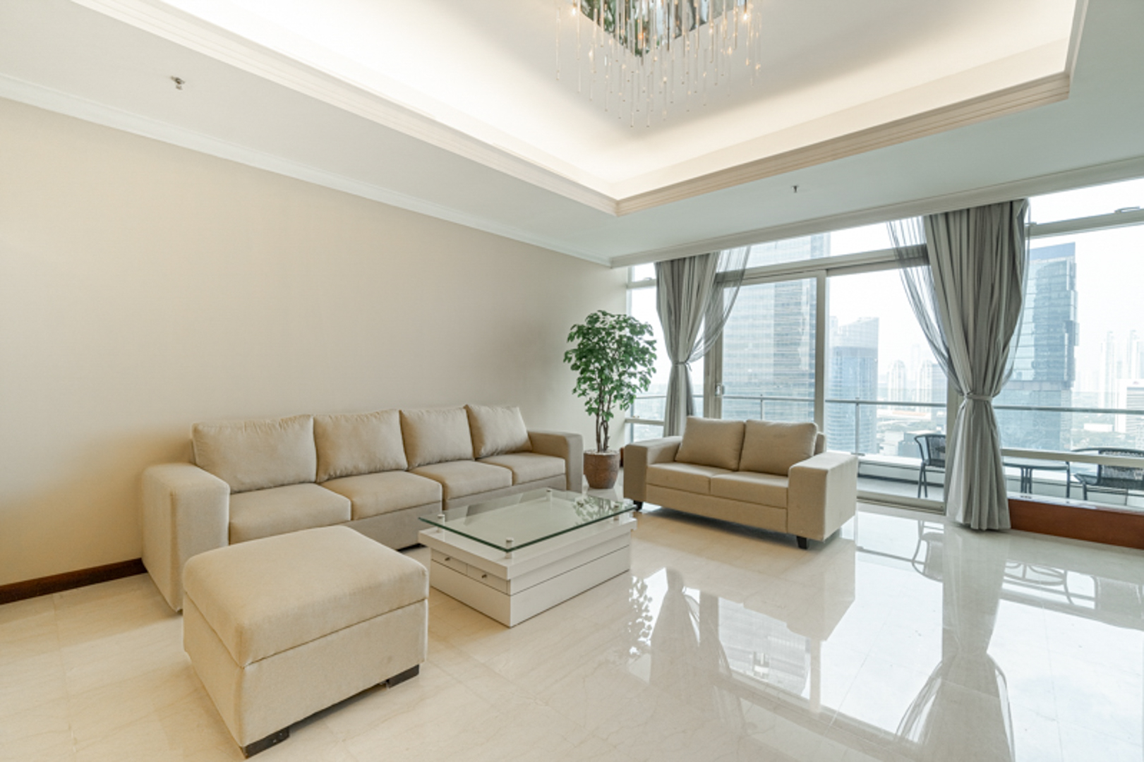 Kempinski Private Residence-2BR-Living room