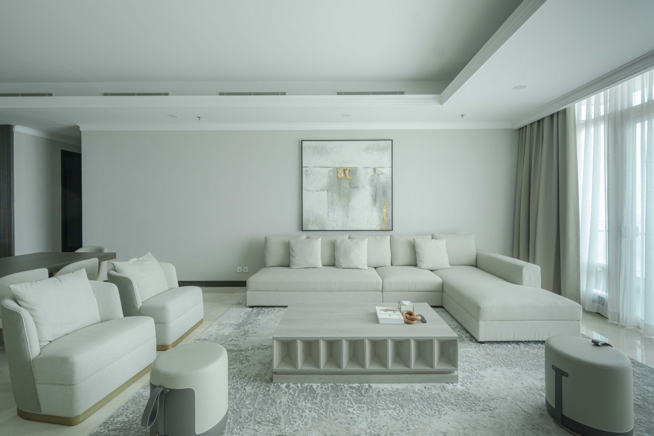 Kempinski Private Residence-3BR-Living room sofa