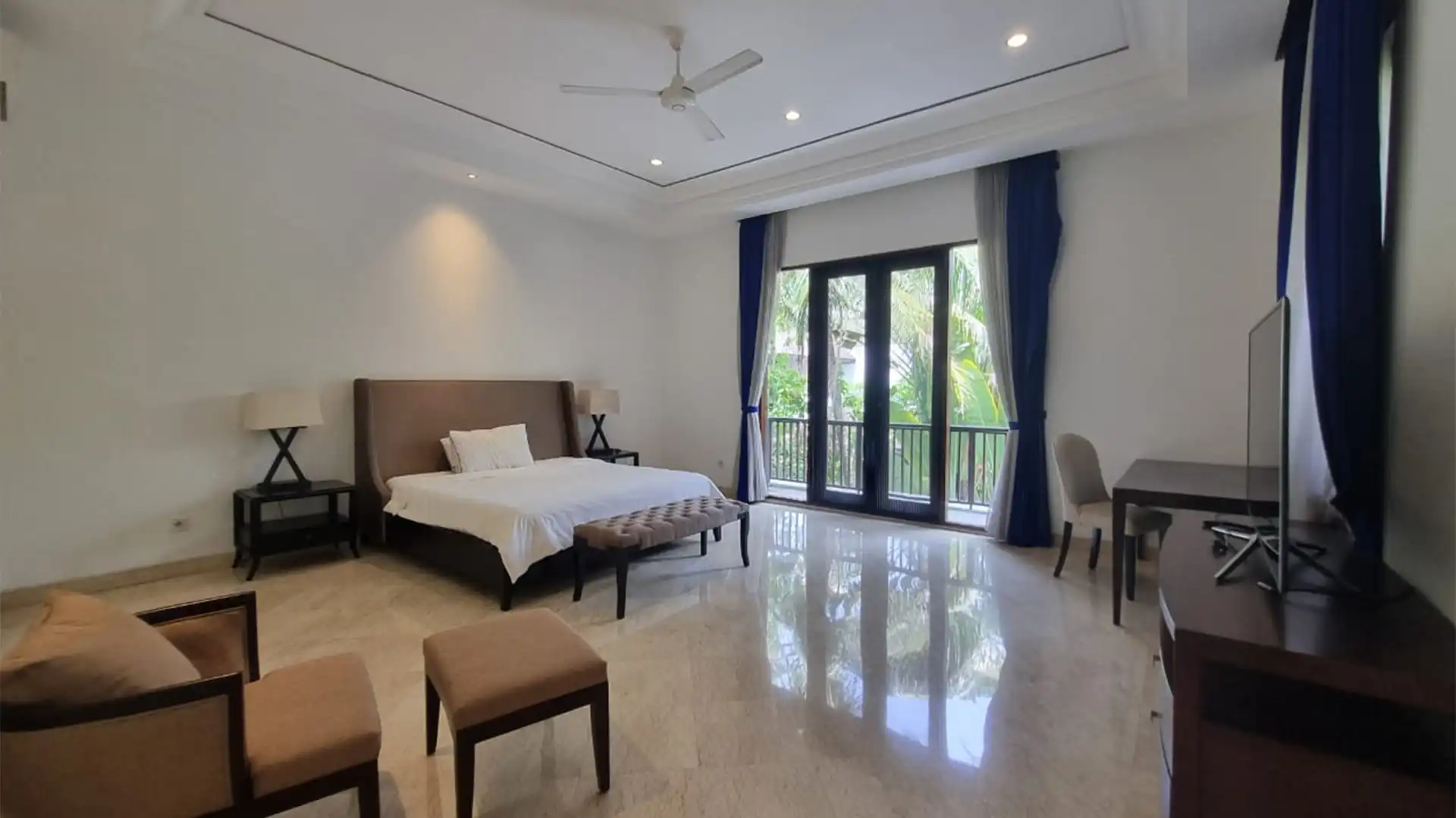 Atmaya Residence-5BR-Bedroom 1(from entrance bedroom view)