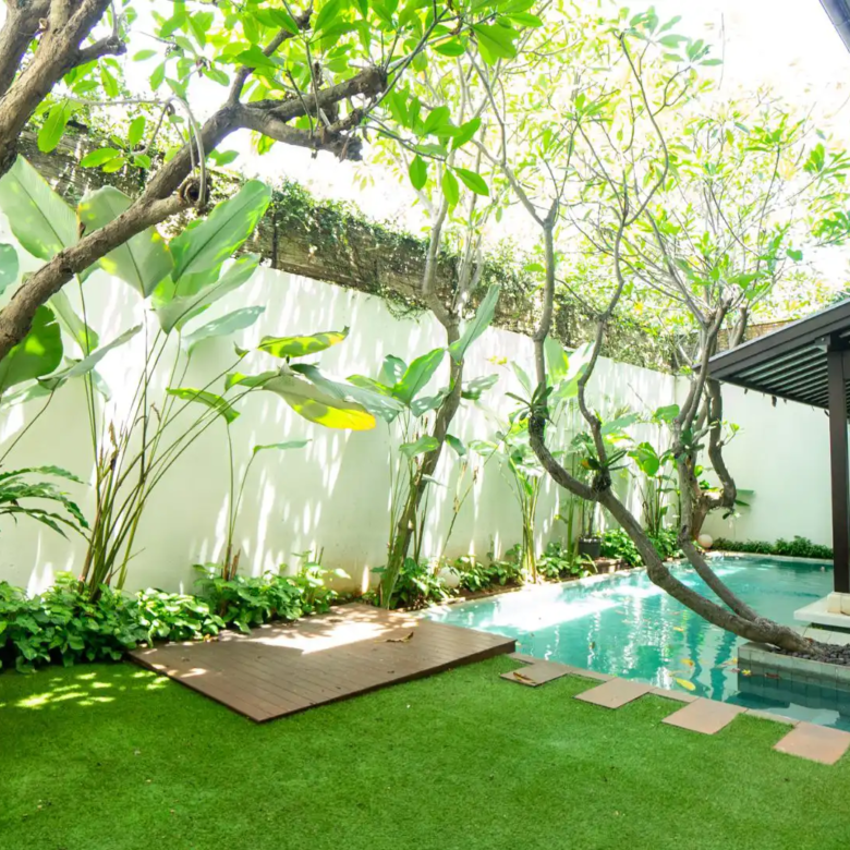 Atmaya Residence-6BR-Backyard & Swimming Pool