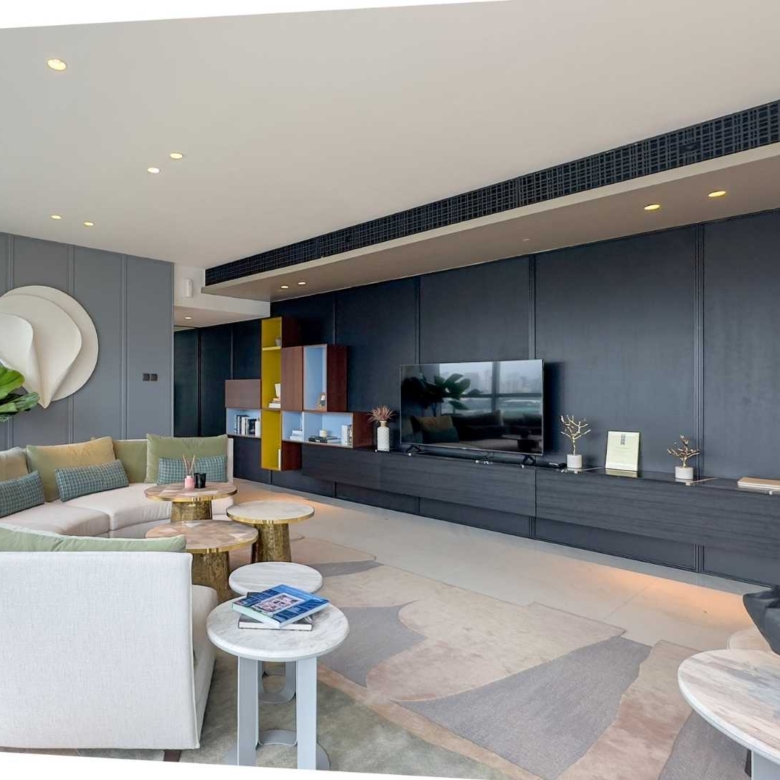 Casa Domaine-3BR-Modern and Cozy Fully Furnished Living Room