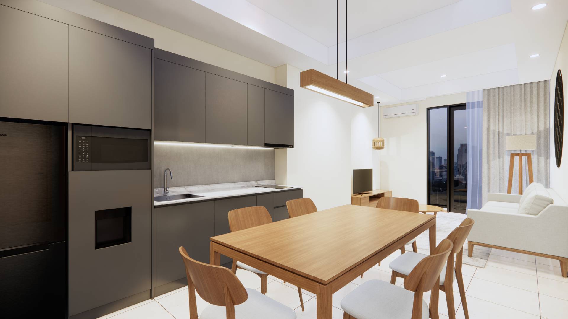 SAMARA SUITES-3BR-KITCHEN AND LIVING AREA