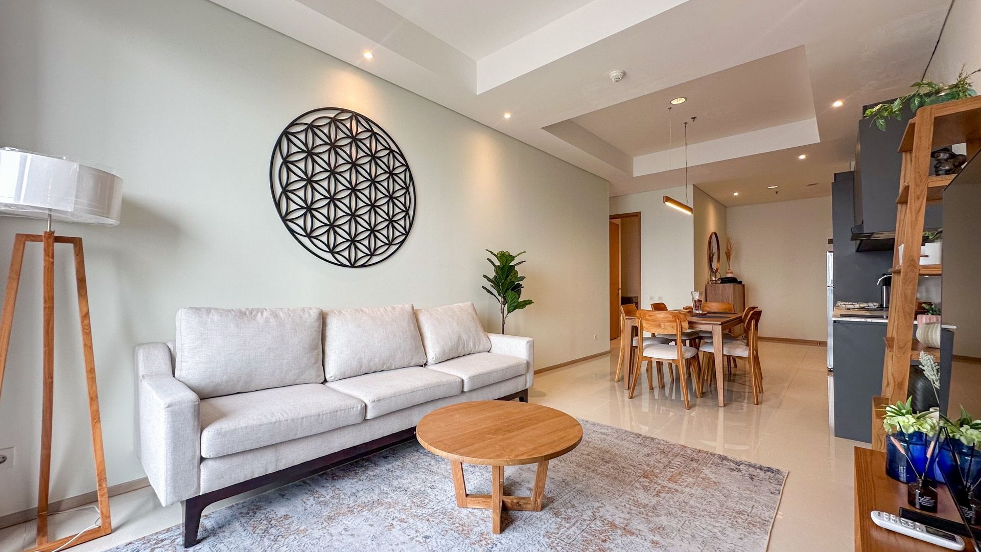 Samara Suites-3BR-Living area sofa