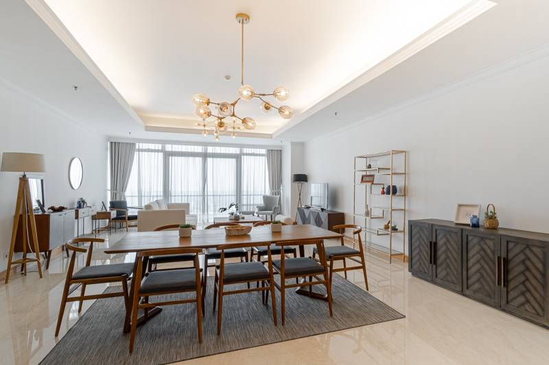 Kempinski Private Residence-2BR-Dining and living area Super Prime 3BR – Kempinski Private Residence
