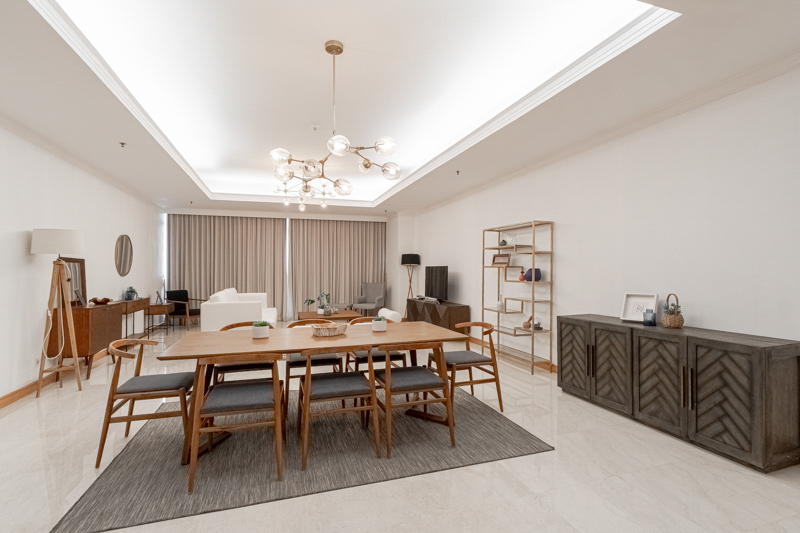 Kempinski Private Residence-2BR-Dining and living room Super Prime 3BR – Kempinski Private Residence