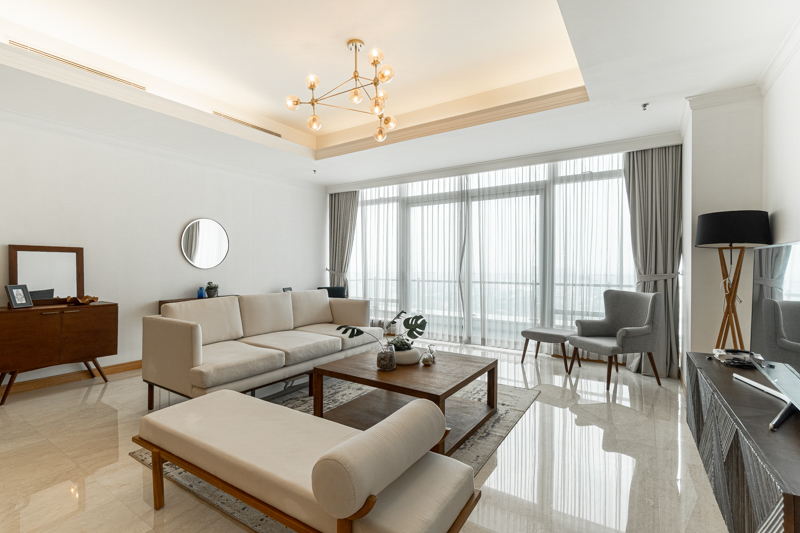 Kempinski Private Residence-2BR-Living room Super Prime 3BR – Kempinski Private Residence