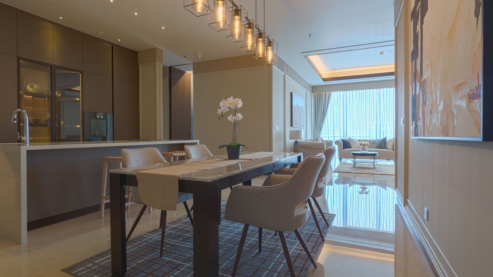 Pakubuwono-3BR-Dining Area Pakubuwono Menteng – Prestigious 3BR Residence