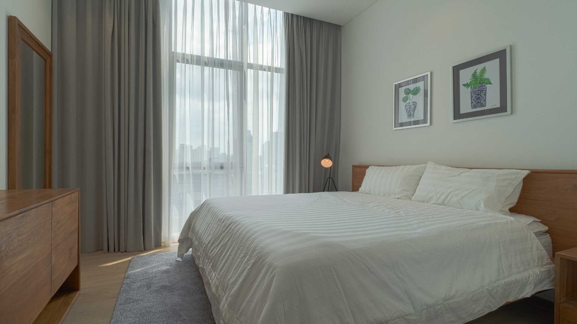 Two Verde Terraverde-3BR-Bedroom window Expansive 3BR Apartment in Verde Two Jakarta