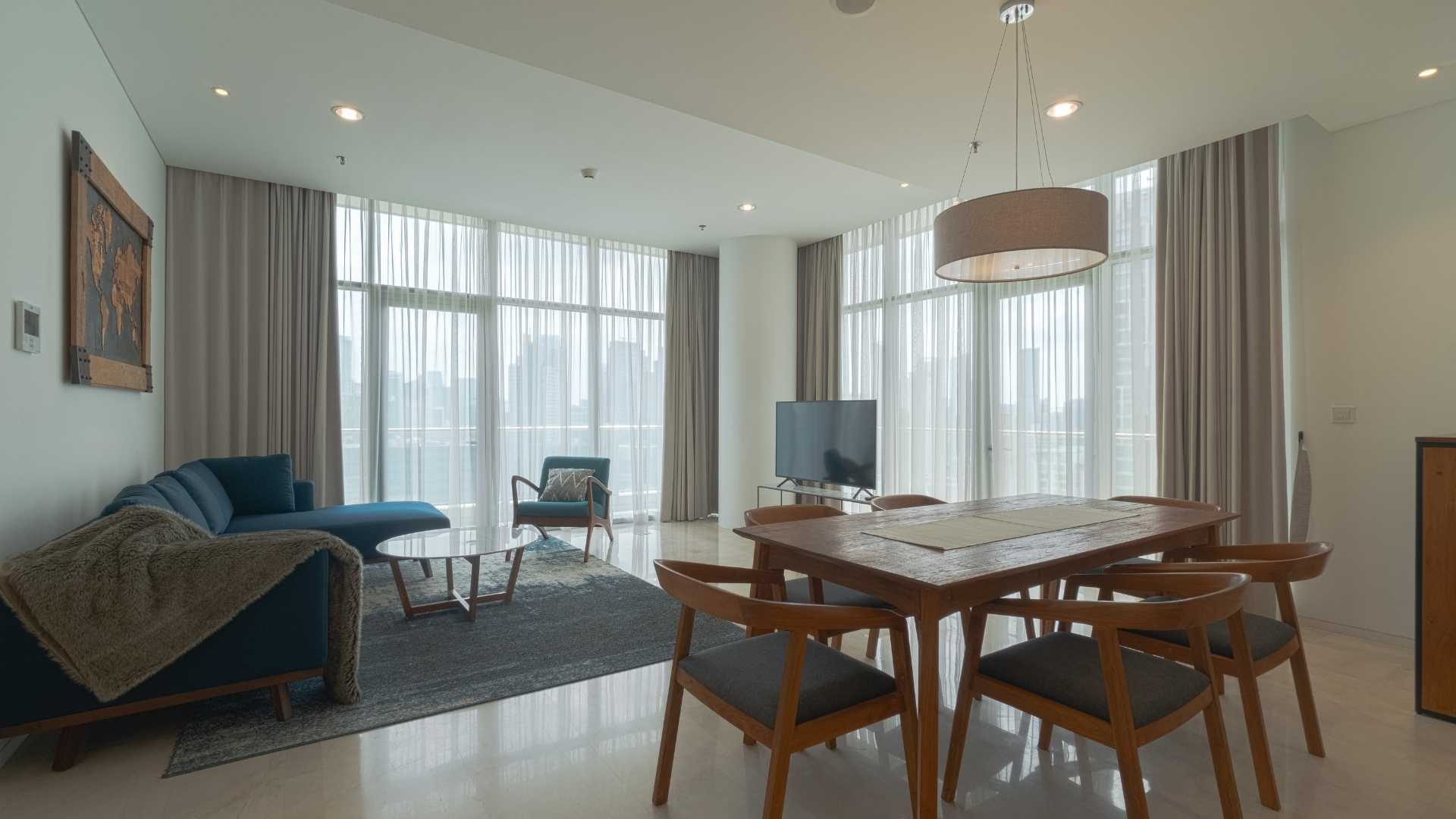 Two Verde Terraverde-3BR-Living room interior Expansive 3BR Apartment in Verde Two Jakarta