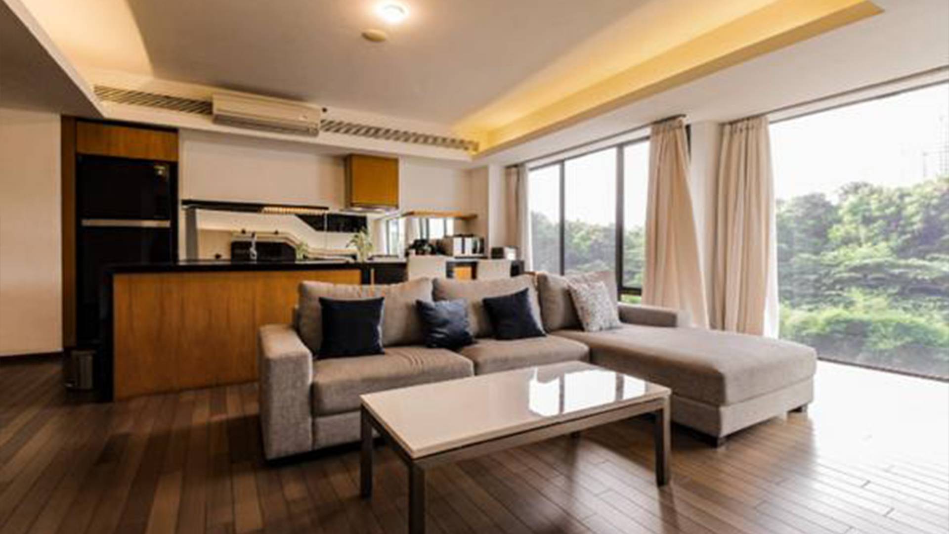 VERDE ONE-2BR-LIVING & KITCHEN AREA VERDE ONE-2BR-LIVING & KITCHEN AREA