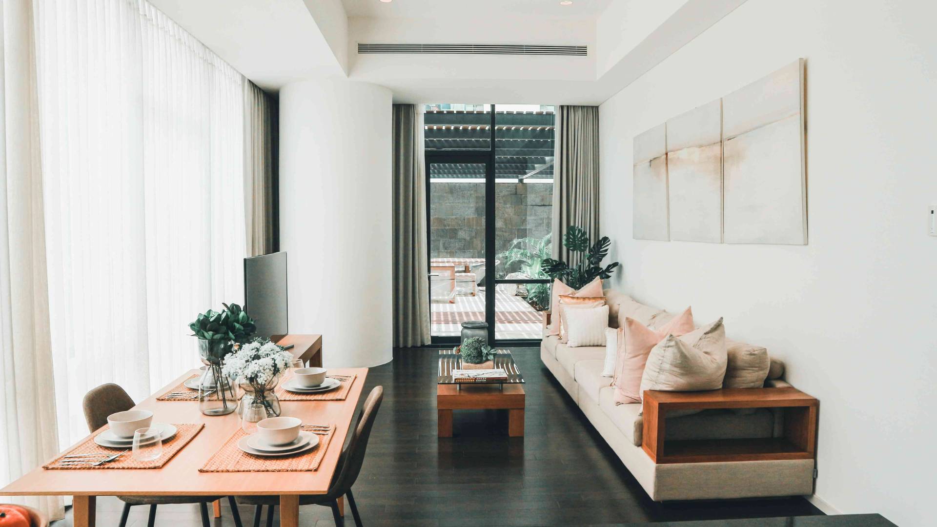 VERDE ONE-3BR-DINING & LIVING AREA FROM KITCHEN