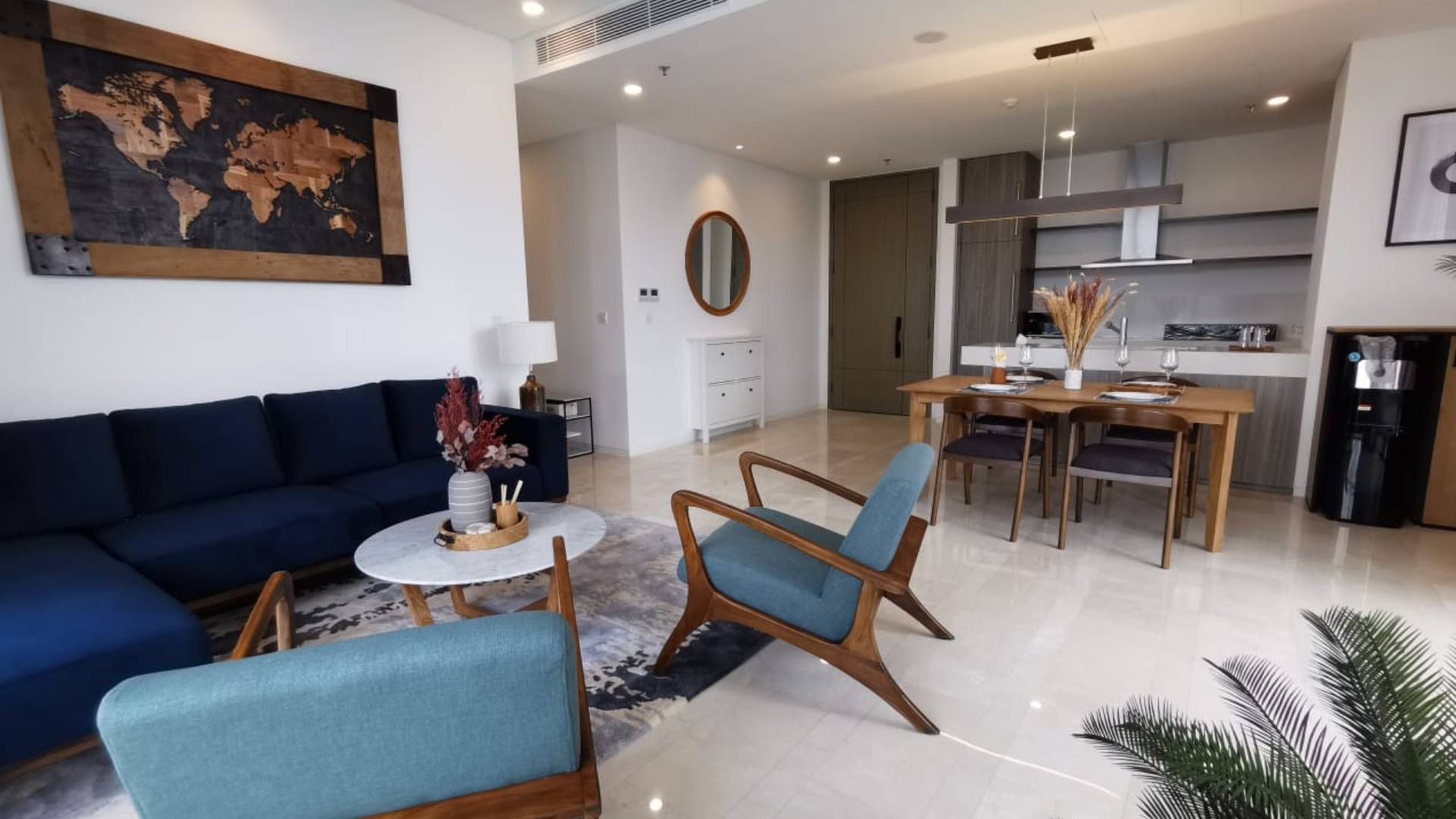 VERDE TWO-TERRAVERDE-2BR-LIVING & DINING AREA Elegant Verde Two 2BR Residence