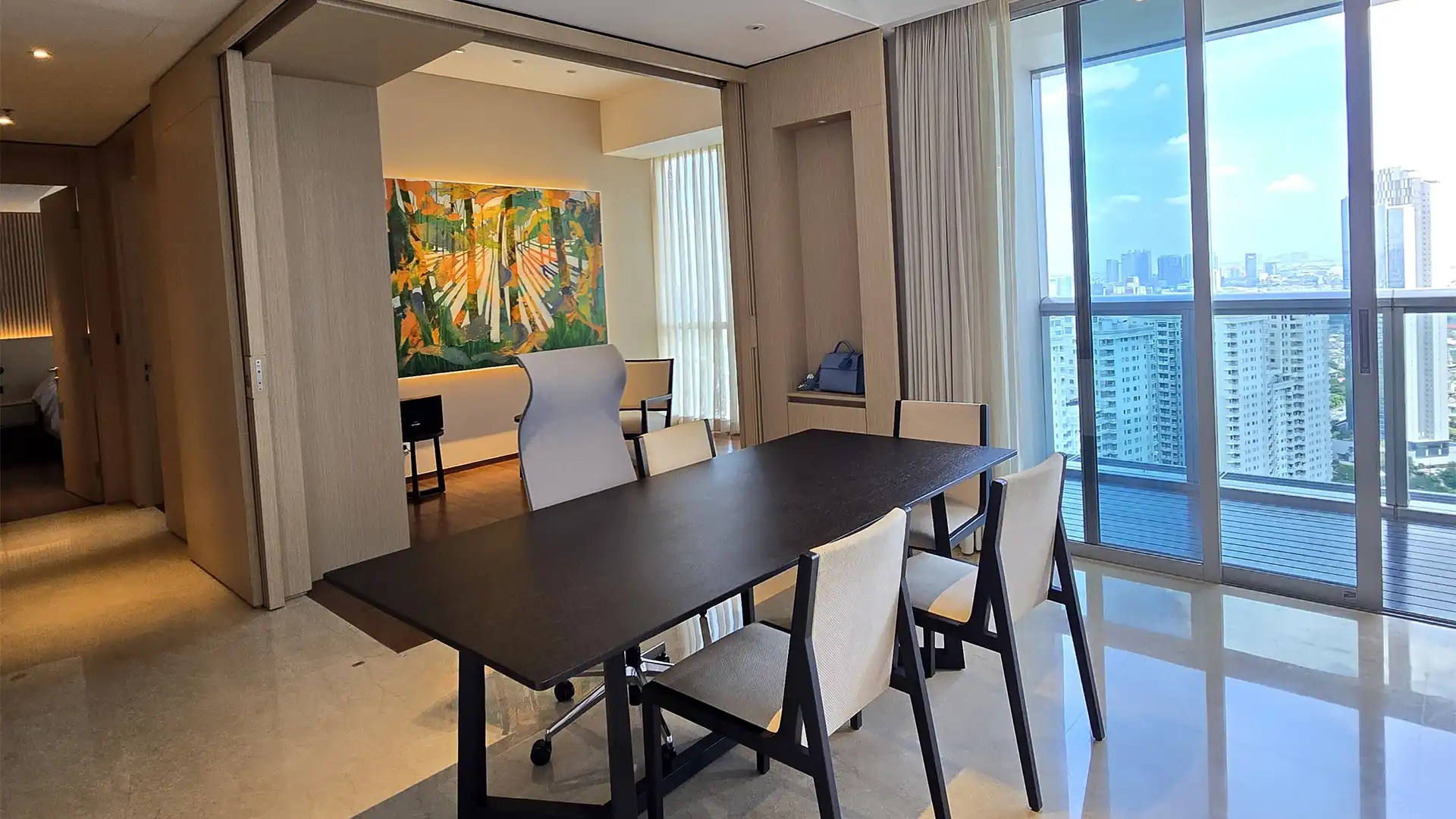Anandamaya Residence-3BR-Dining Area Prestigious 3BR Apartment – Anandamaya Residence