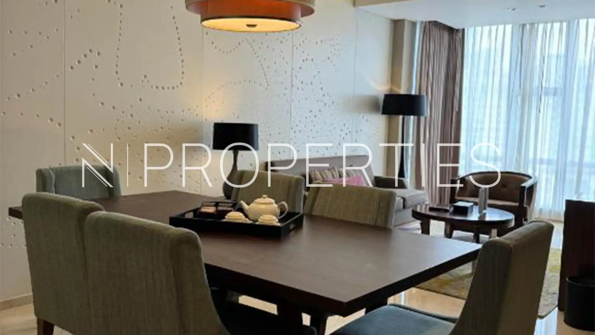 Ascott-2BR-Dining Area Ascott Kuningan – Stylish 2BR Serviced Apartment