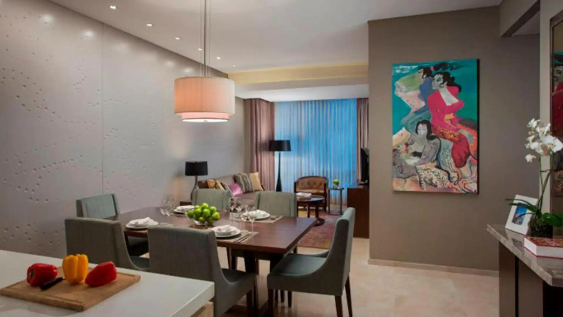 Ascott-2BR-Dining & Living Area Ascott-2BR-Dining & Living Area