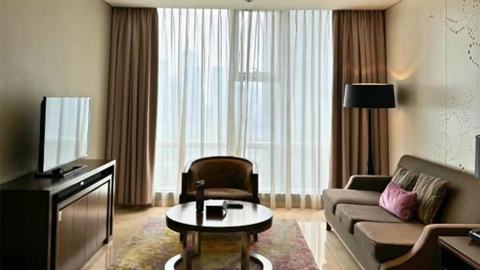 Ascott-2BR-Living Area Well-Balanced 2BR Serviced Apartment – Ascott Kuningan
