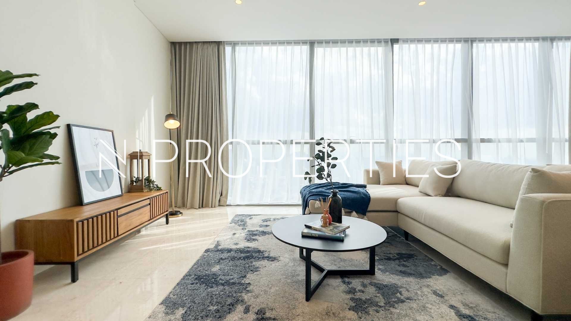 CASADOMAINE 51D – Living Area Elegant 2BR Luxury Residence – Casa Domaine