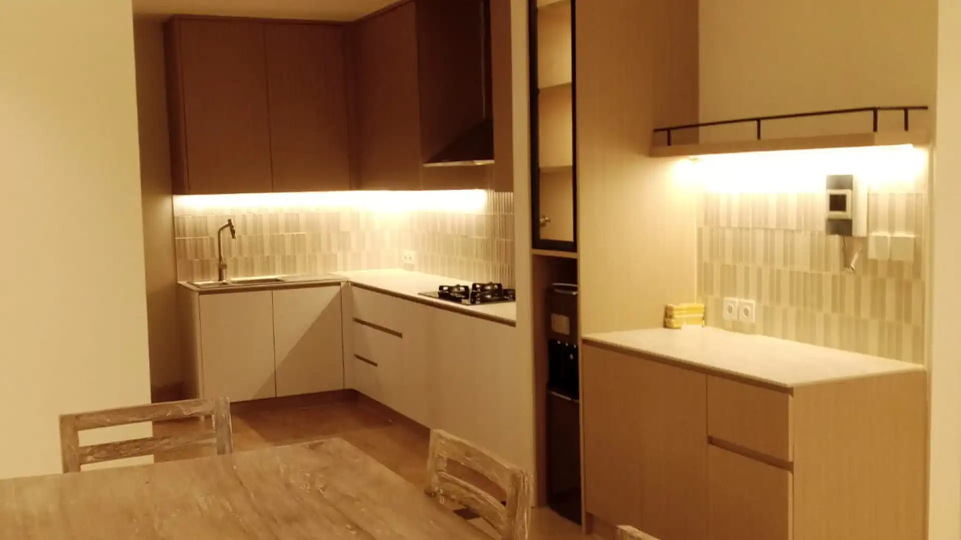 Capital Residence-3BR-Kitchen Area (2) Premium 3BR Apartment – The Capital Residence