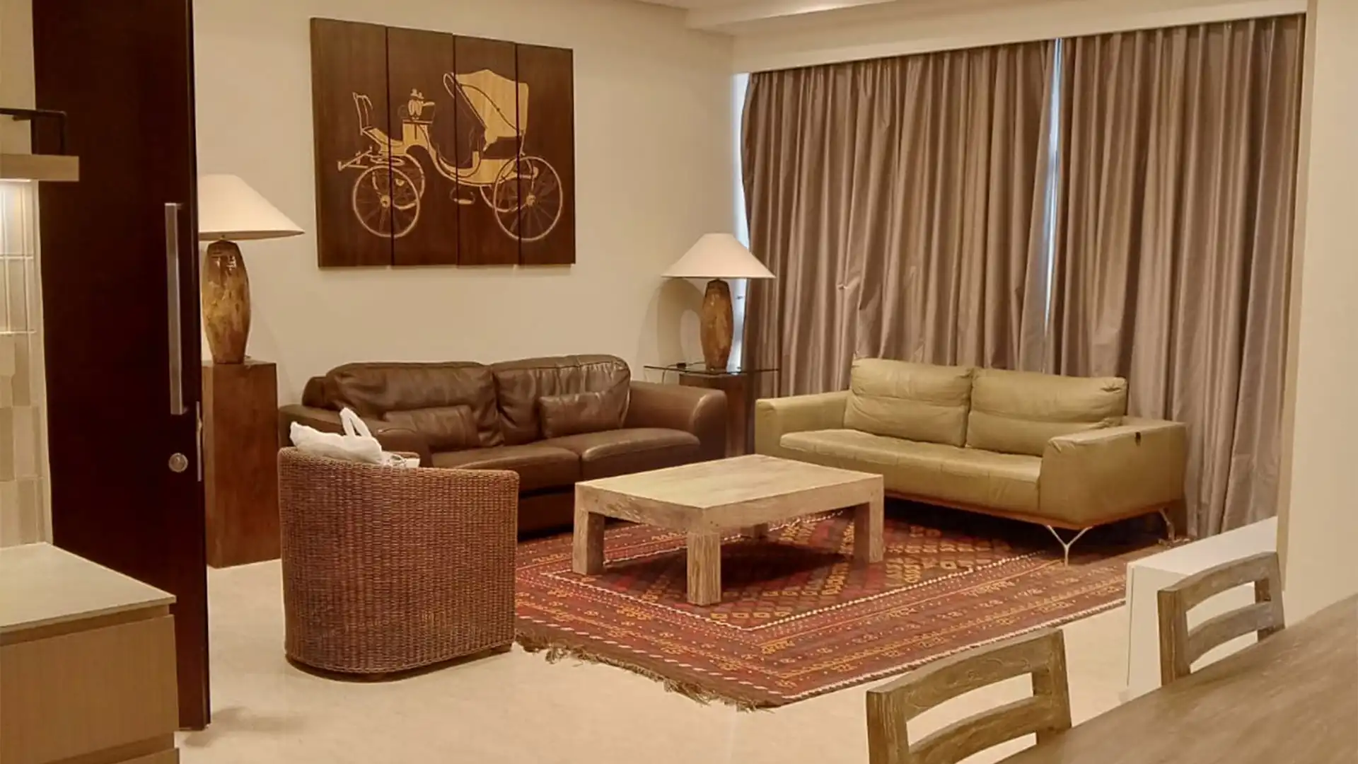 Capital Residence-3BR-Living Area Capital Residence-3BR-Living Area