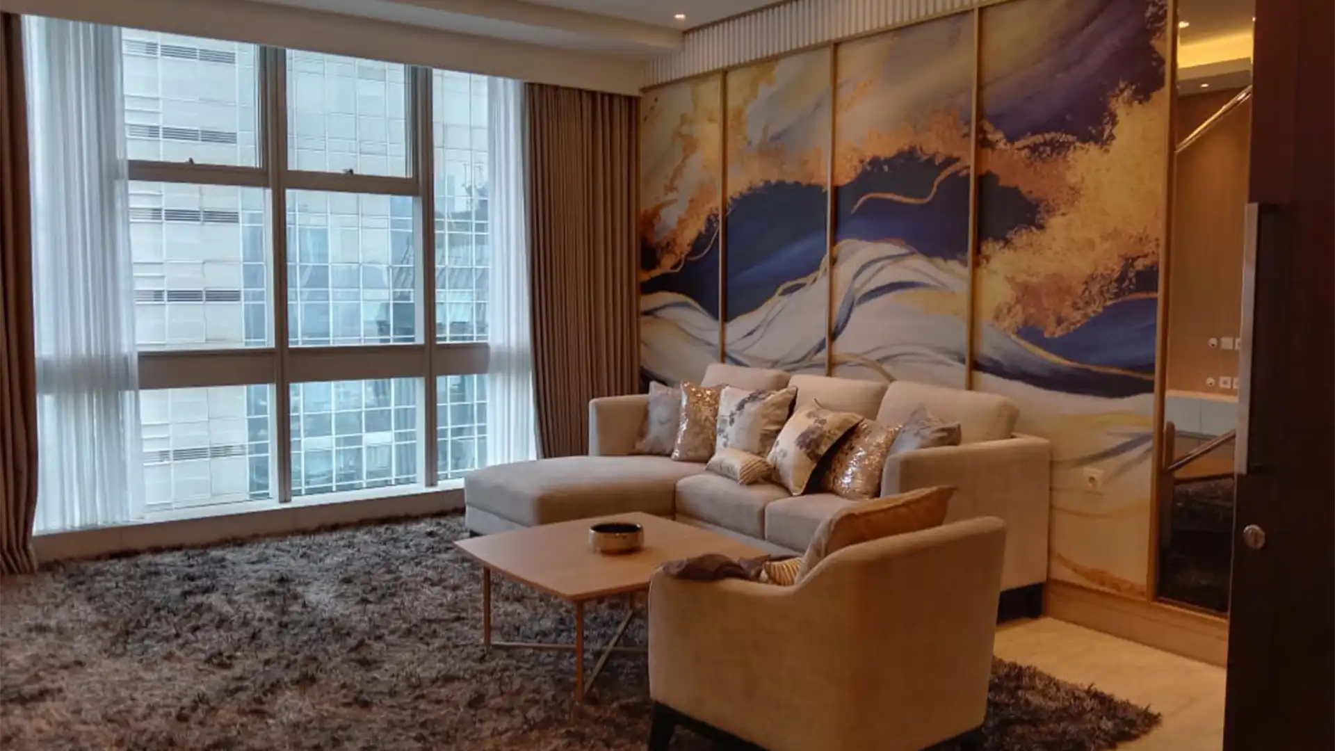 Capital Residence-3BR-Living Area The Capital Residence – Premium 3BR Apartment