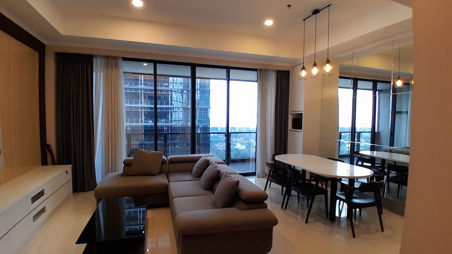 District 8-2BR-Fully Furnished Living Room and Dining Area District 8 – Stylish 2BR Apartment