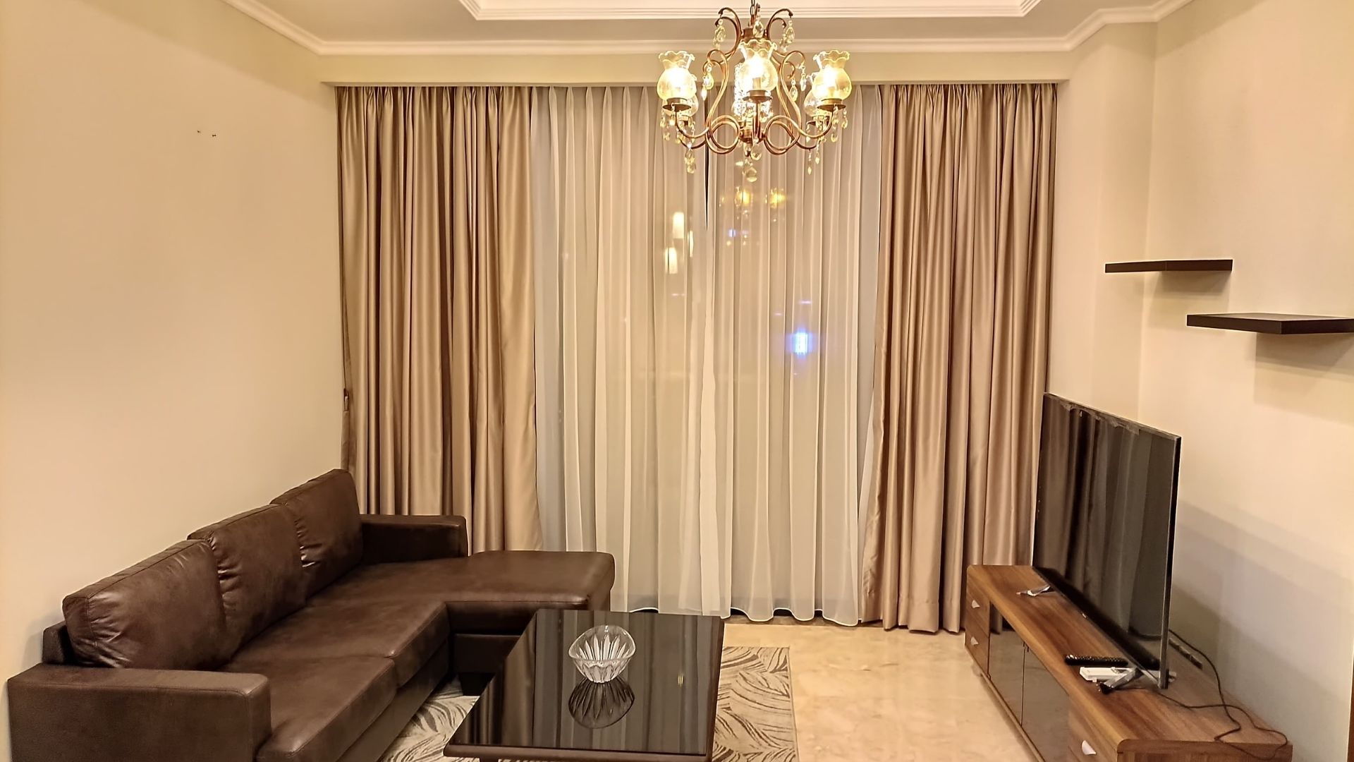 District 8-2BR-Fully Furnished Living Room Contemporary 2BR Apartment at District 8