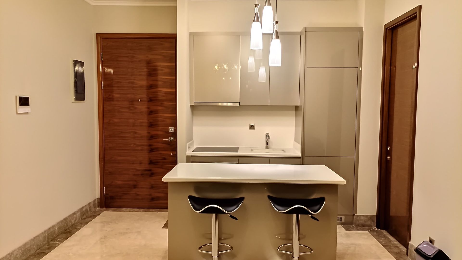 District 8-2BR-Luxury Modern Kitchen and Dining Area Contemporary 2BR Apartment at District 8