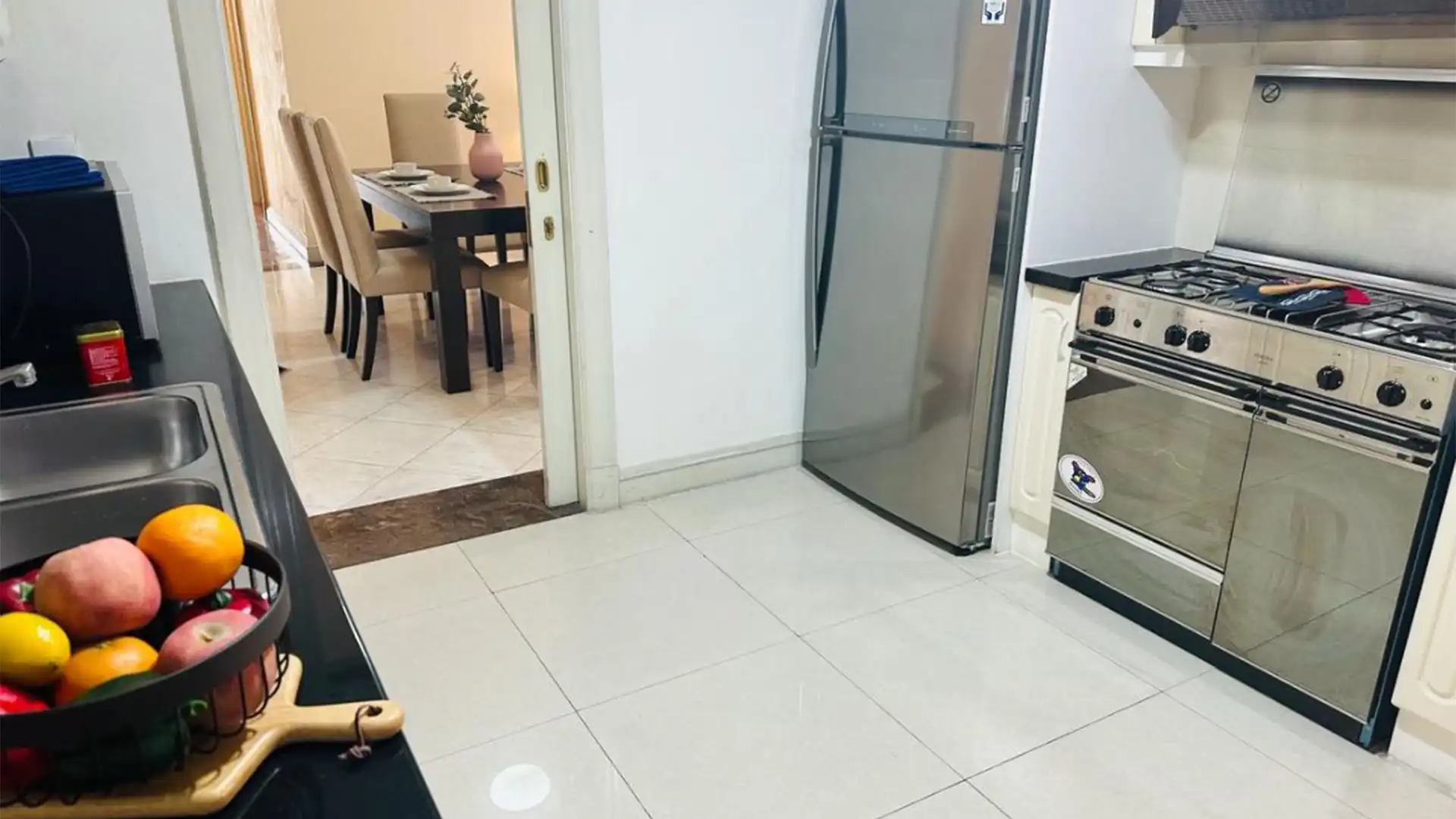 Executive Menteng-3BR-Kitchen Area Menteng Executive – Luxury 3BR Serviced Apartment
