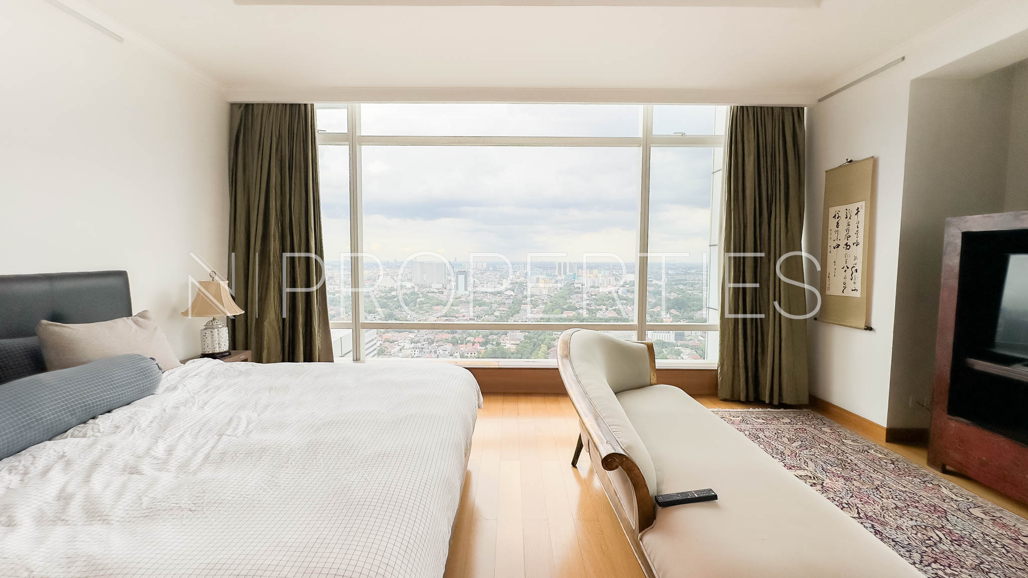 Kempinski 40D – City View From Bedroom Kempinski Private Residence – 3BR Comfort Apartment