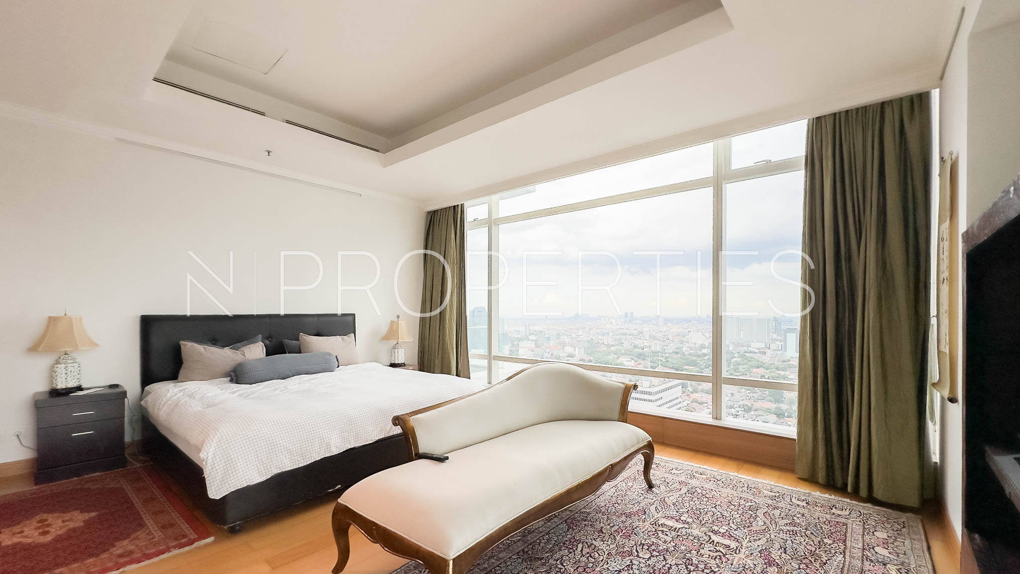 Kempinski 40D – Master Bedroom with HI View Kempinski Private Residence – 3BR Comfort Apartment