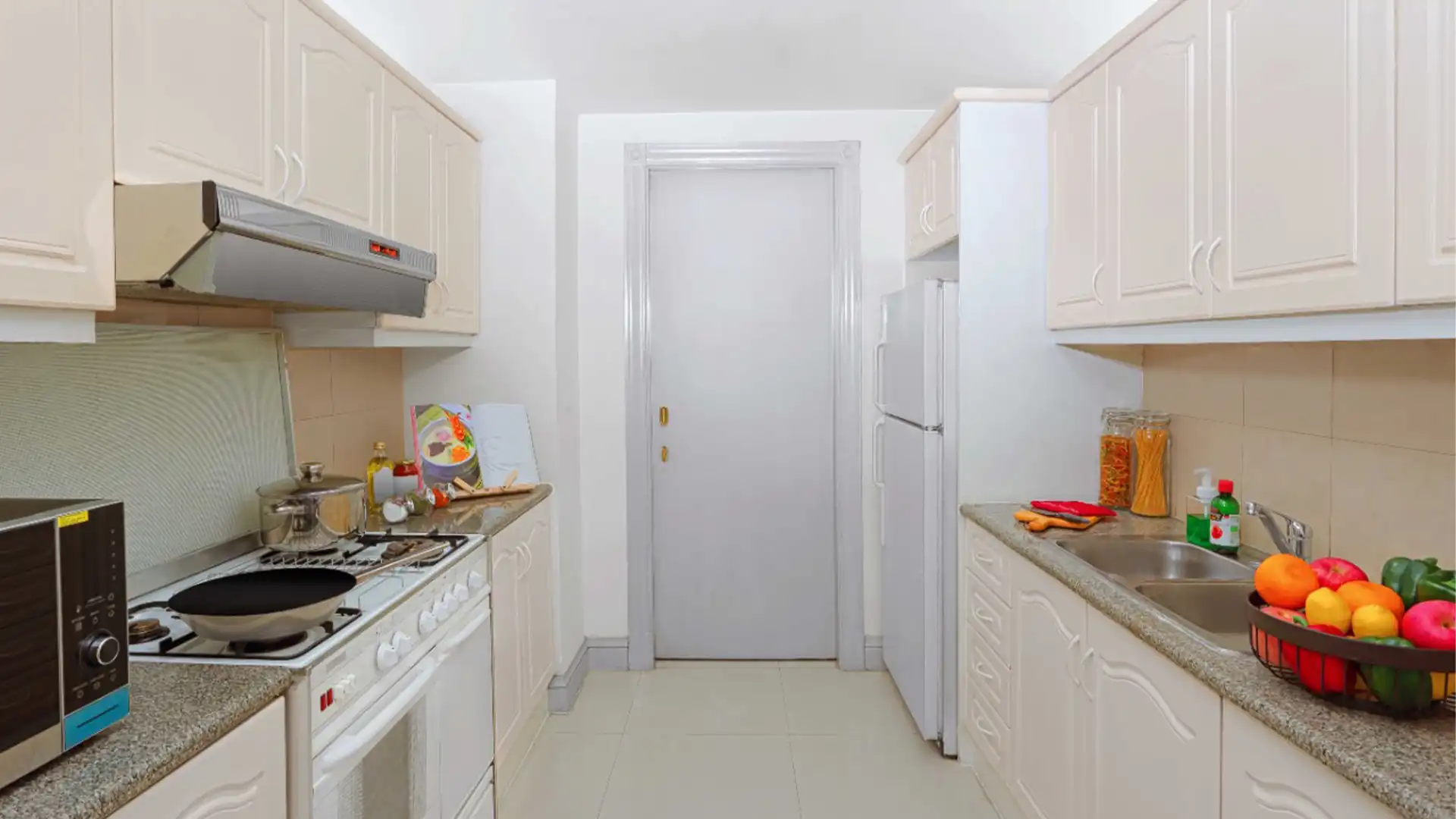 Menteng-3BR-Kitchen Area Modern 3BR Serviced Apartment – Menteng Executive