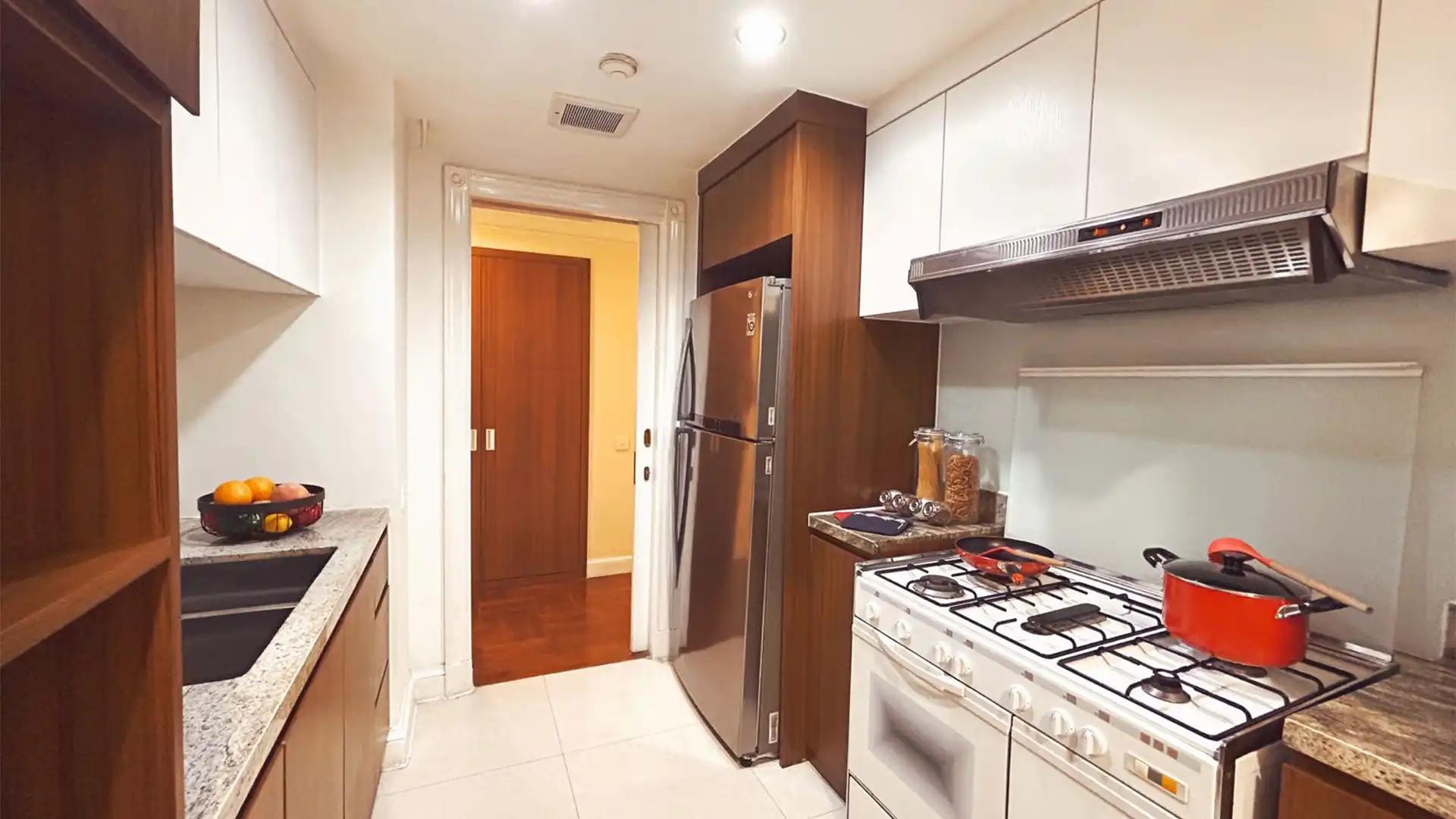 Menteng-4BR-Kitchen Area Menteng Executive – Large 4BR Serviced Apartment