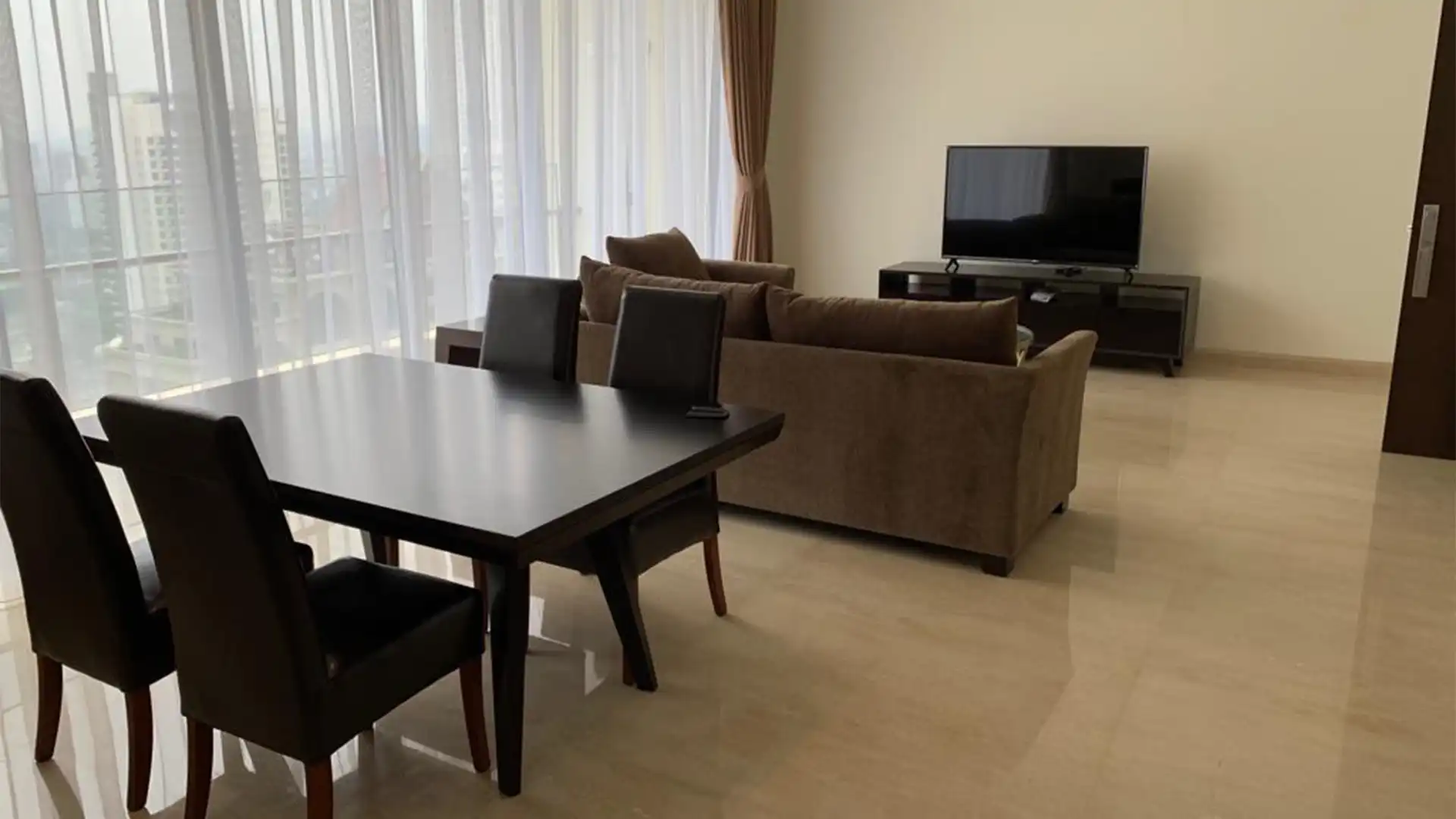 Pakubuwono Spring-2BR-Living and Dining Area The Pakubuwono Spring – Elegant 2BR Luxury