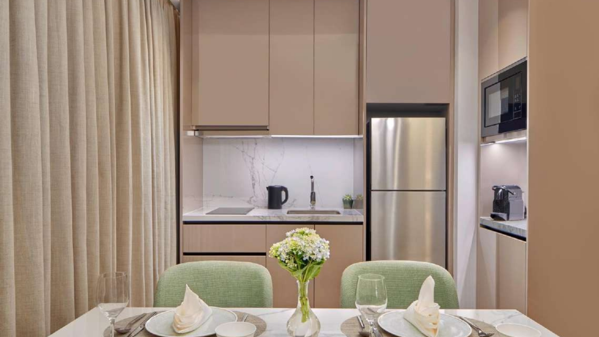 Park Royal-1BR-Dining & Kitchen Area Luxury 1BR Serviced Apartment – PARKROYAL