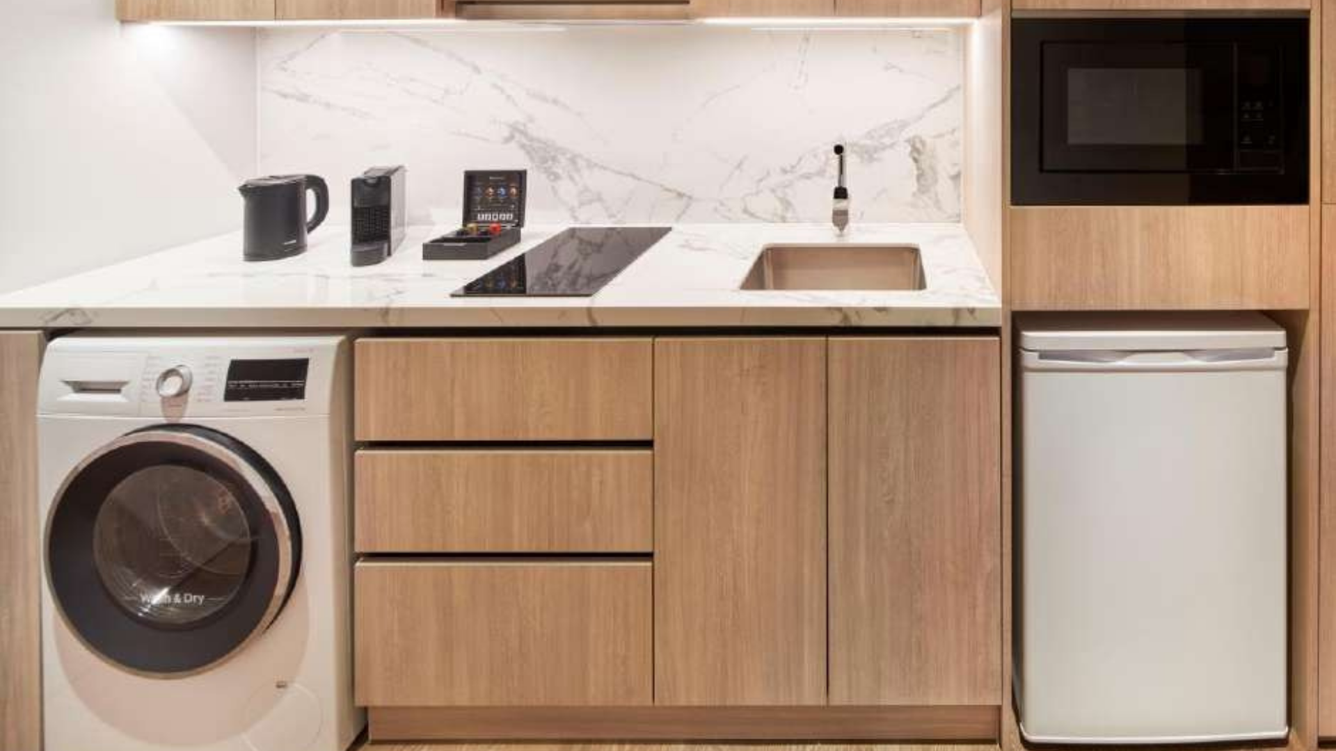 Park Royal-1BR-Kitchen & Service Area Modern 1BR Serviced Apartment – PARKROYAL