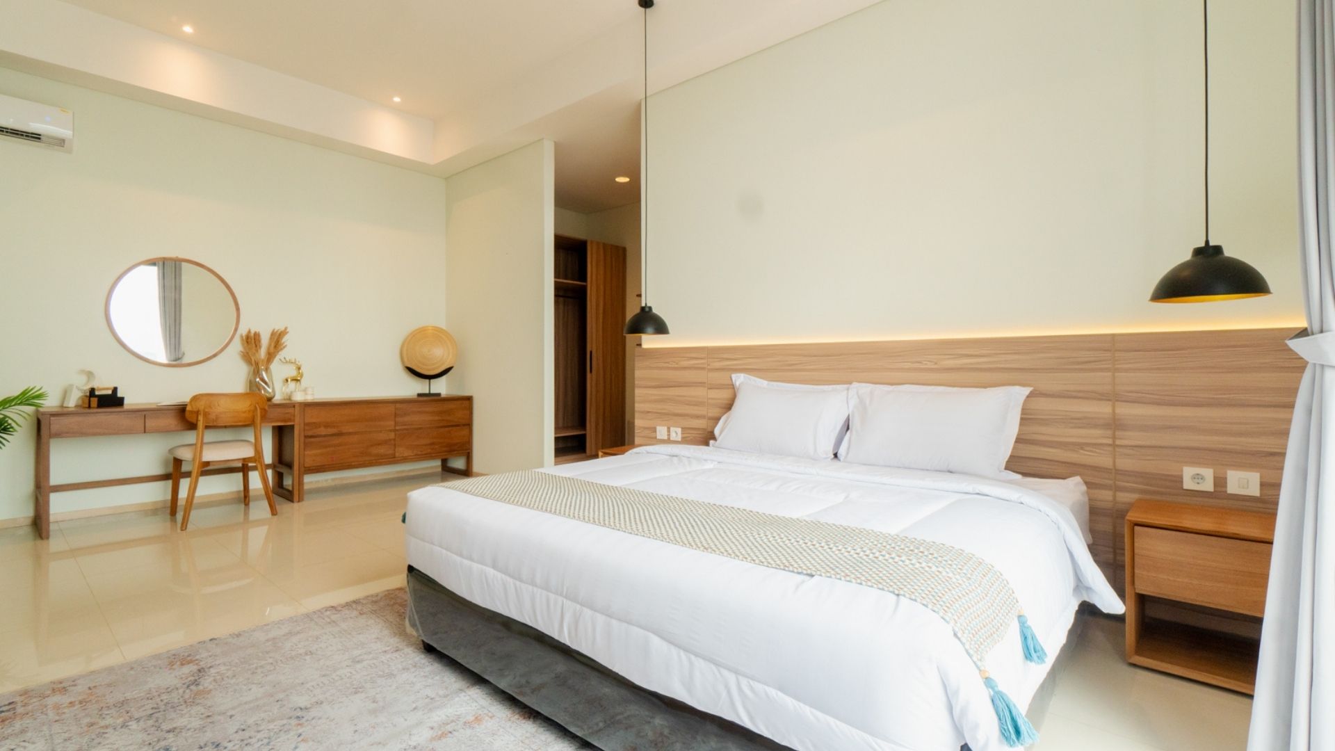 Samara Suites-3BR-Bedroom design interior Premium 3BR Apartment at Samara Suites