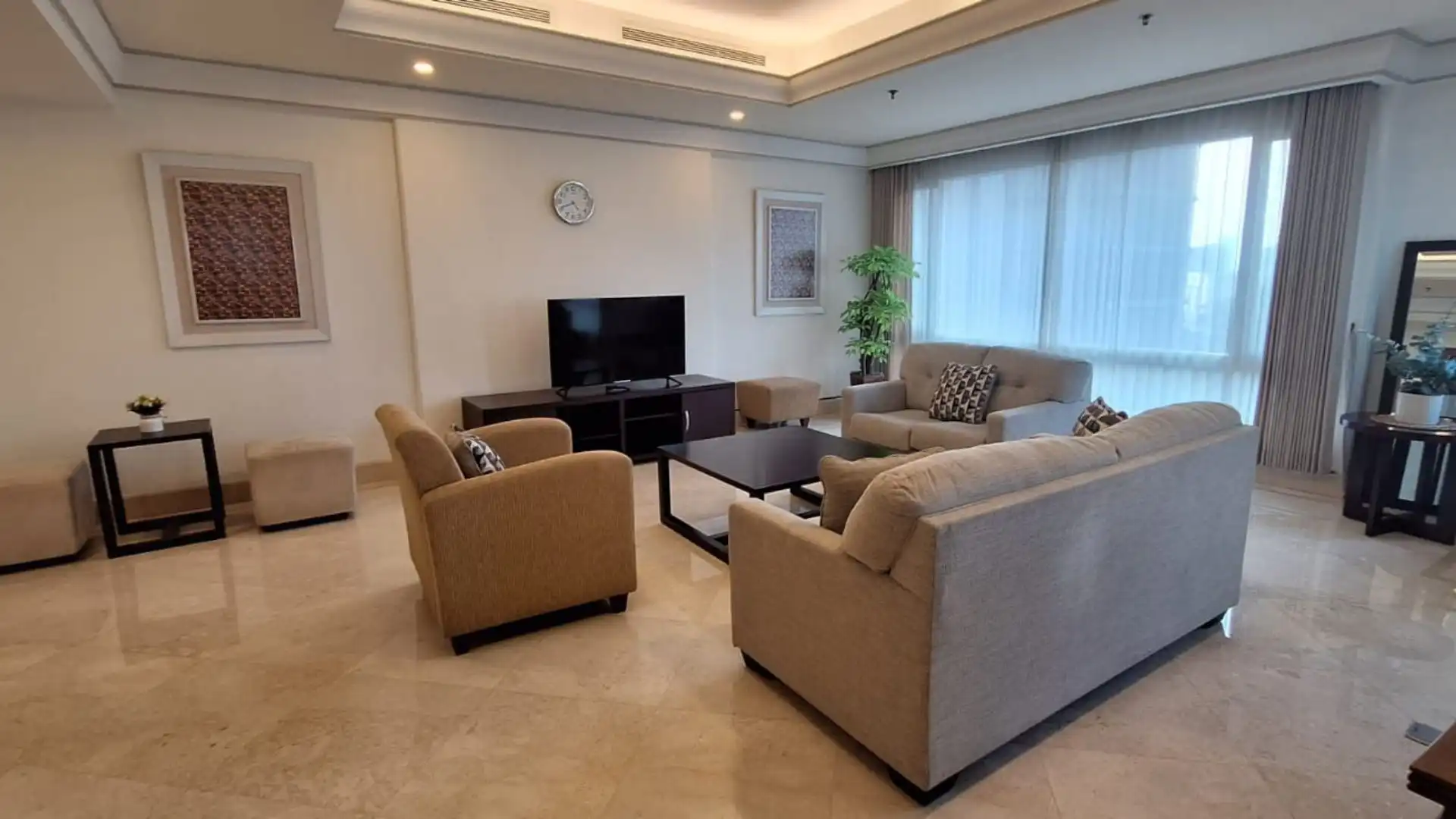 Scbd Suites-2BR-Living Area (3) Luxury 2BR at SCBD Suites