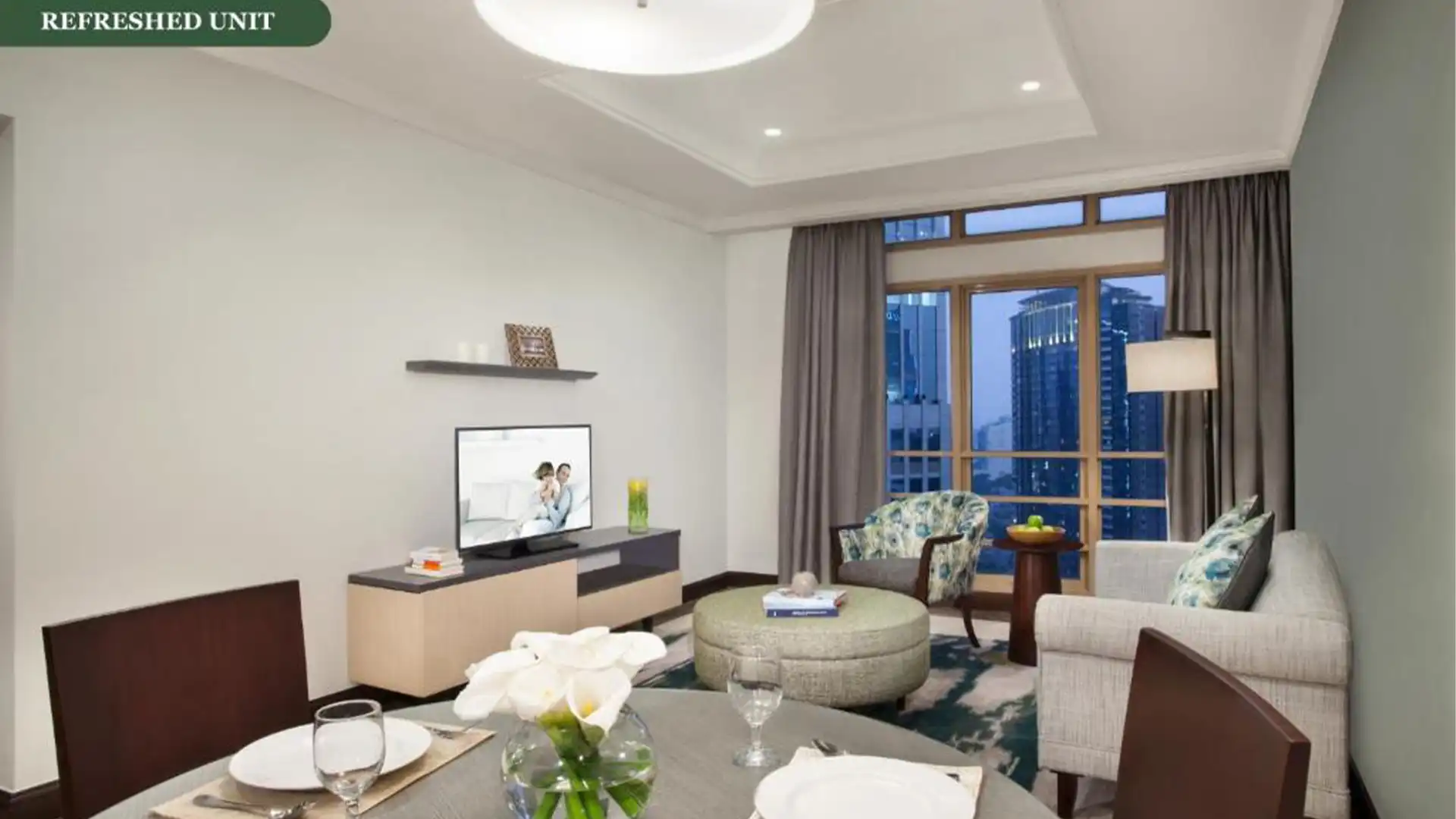 Comfortable 1BR Serviced Apartment – Somerset Grand Citra
