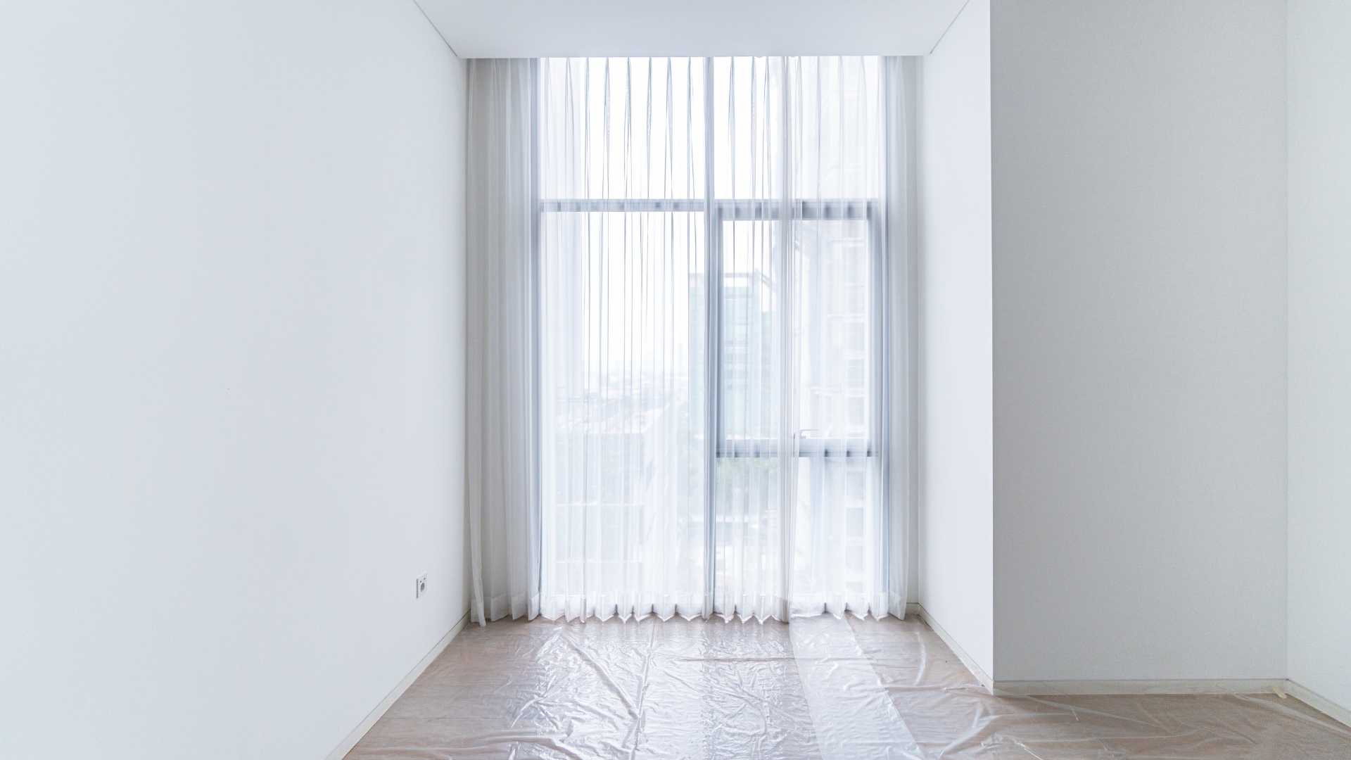 Two Verde Monteverde-3BR-Bedroom window curtain Contemporary 3BR Residence at Verde Two