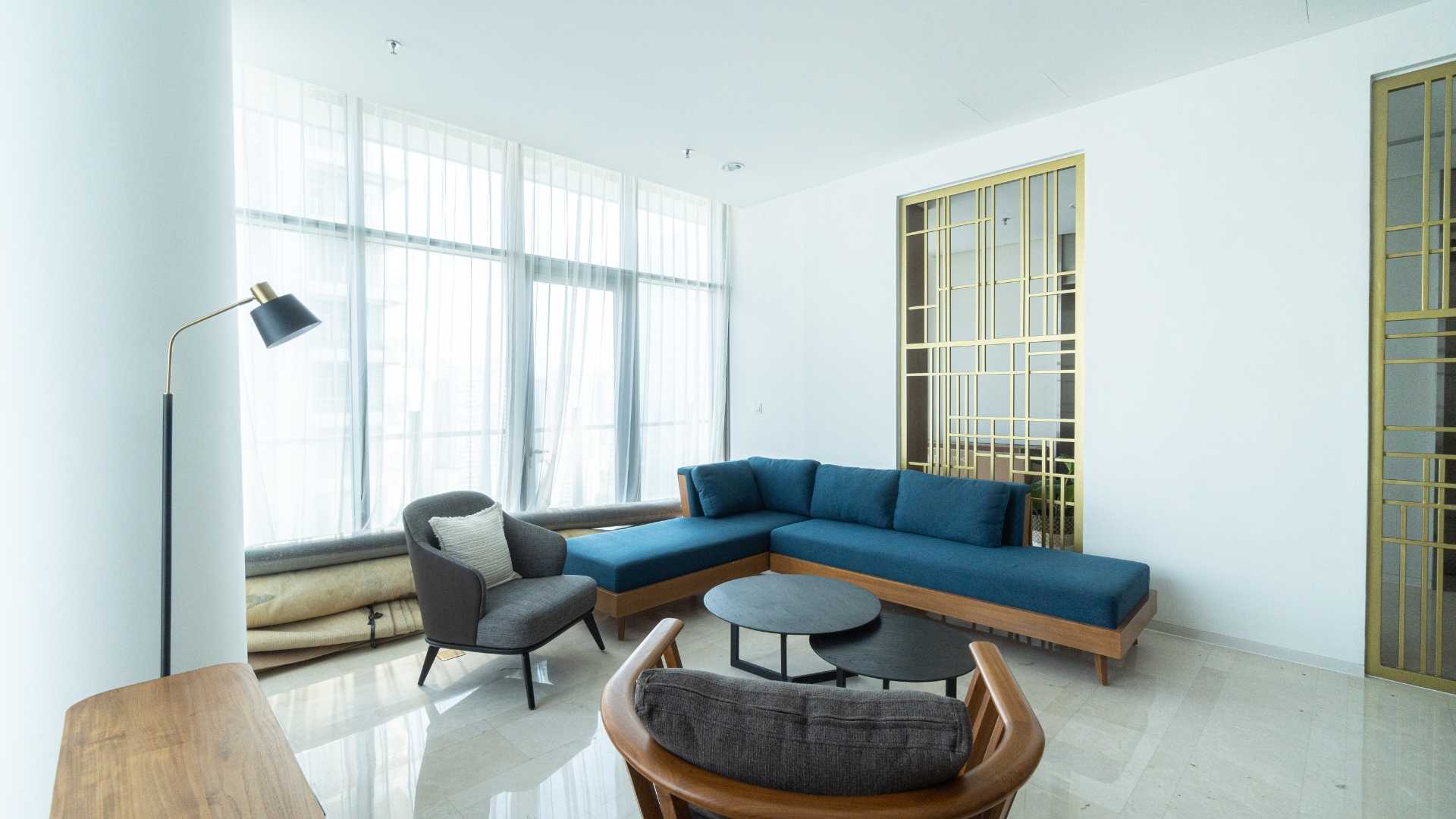Two Verde Monteverde-3BR-Living room sofa Contemporary 3BR Living at Verde Two