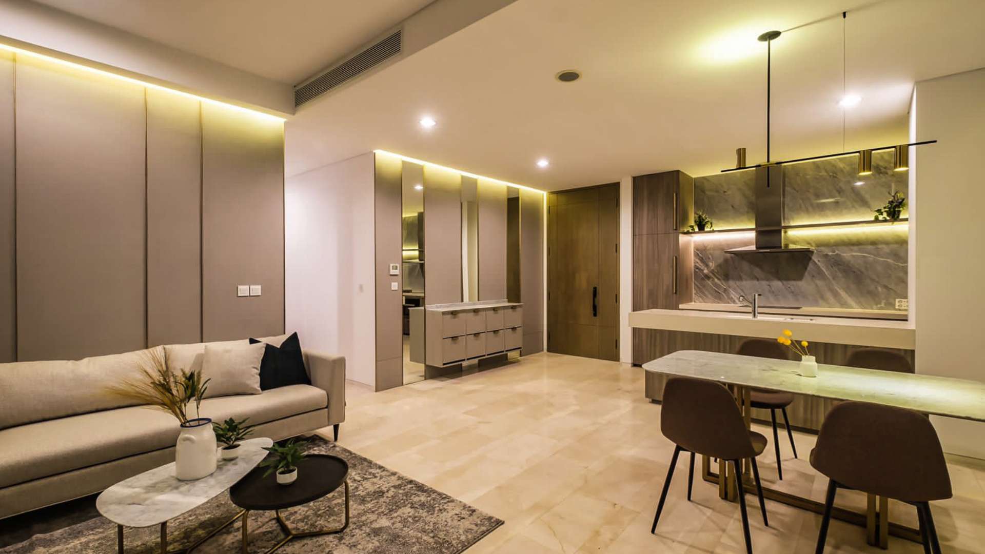 Verde TwoTerraverde-2BR- Living Room 3 High-End 2BR Residence at Verde Two