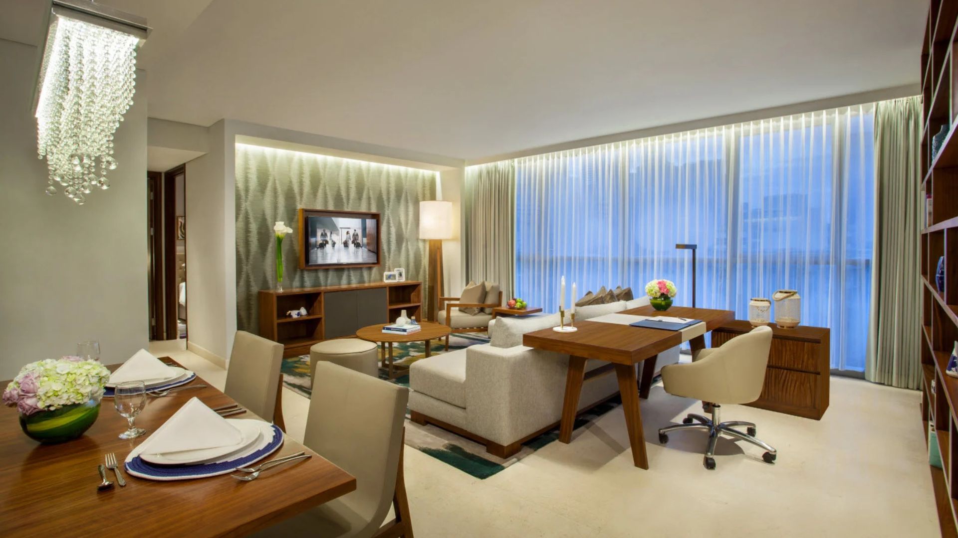 ASCOTT SUDIRMAN 2BR – Living Area ASCOTT SUDIRMAN 2BR - Living Area