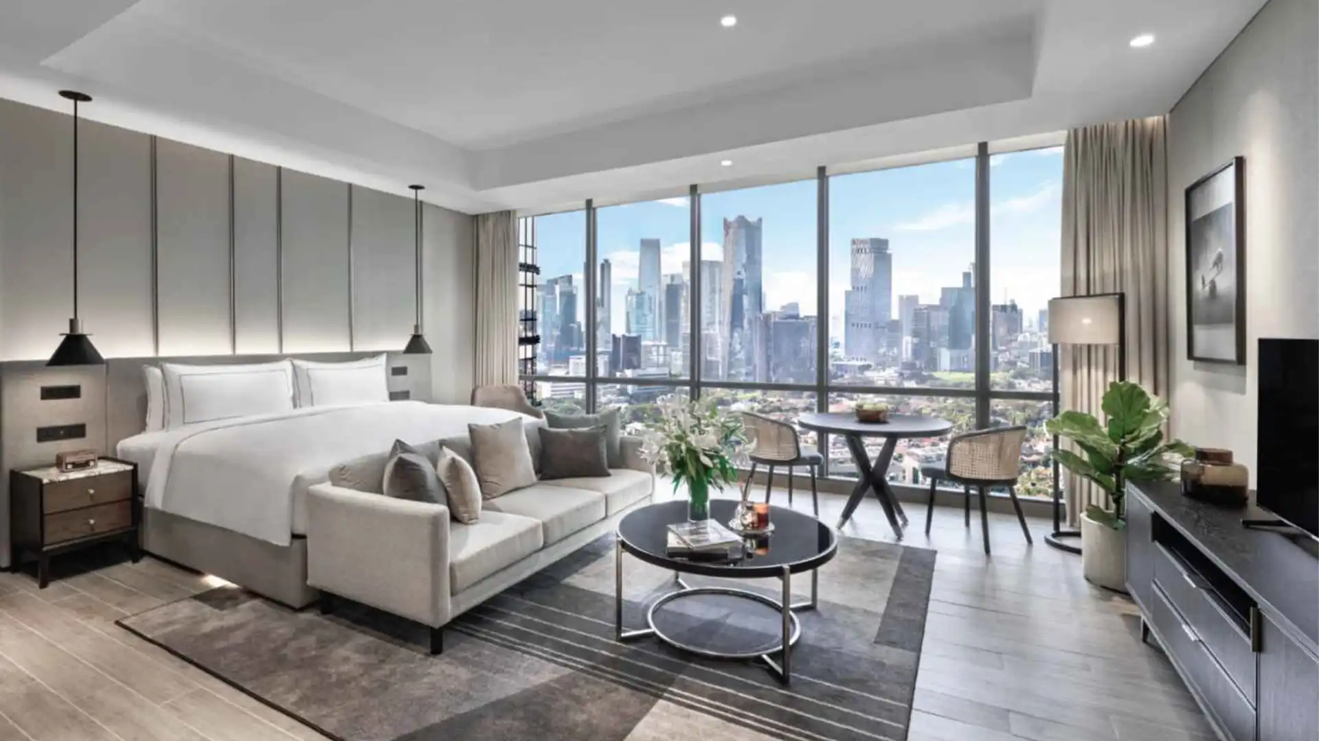ASTHA RESIDENCE-1BR-BEDROOM,LIVING & DINING AREA