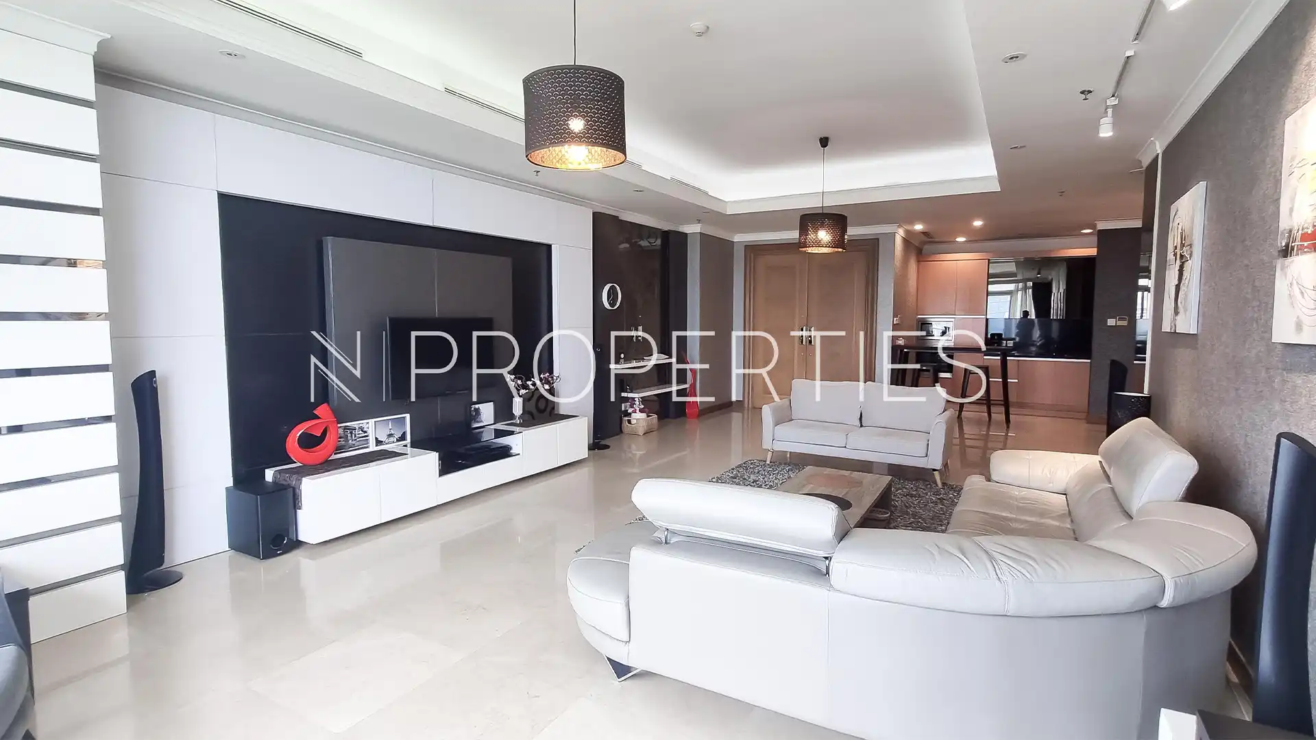 KEMPI-2BR-LIVING AREA ANGLE 2 Kempinski Private Residence – Big 2BR Residence
