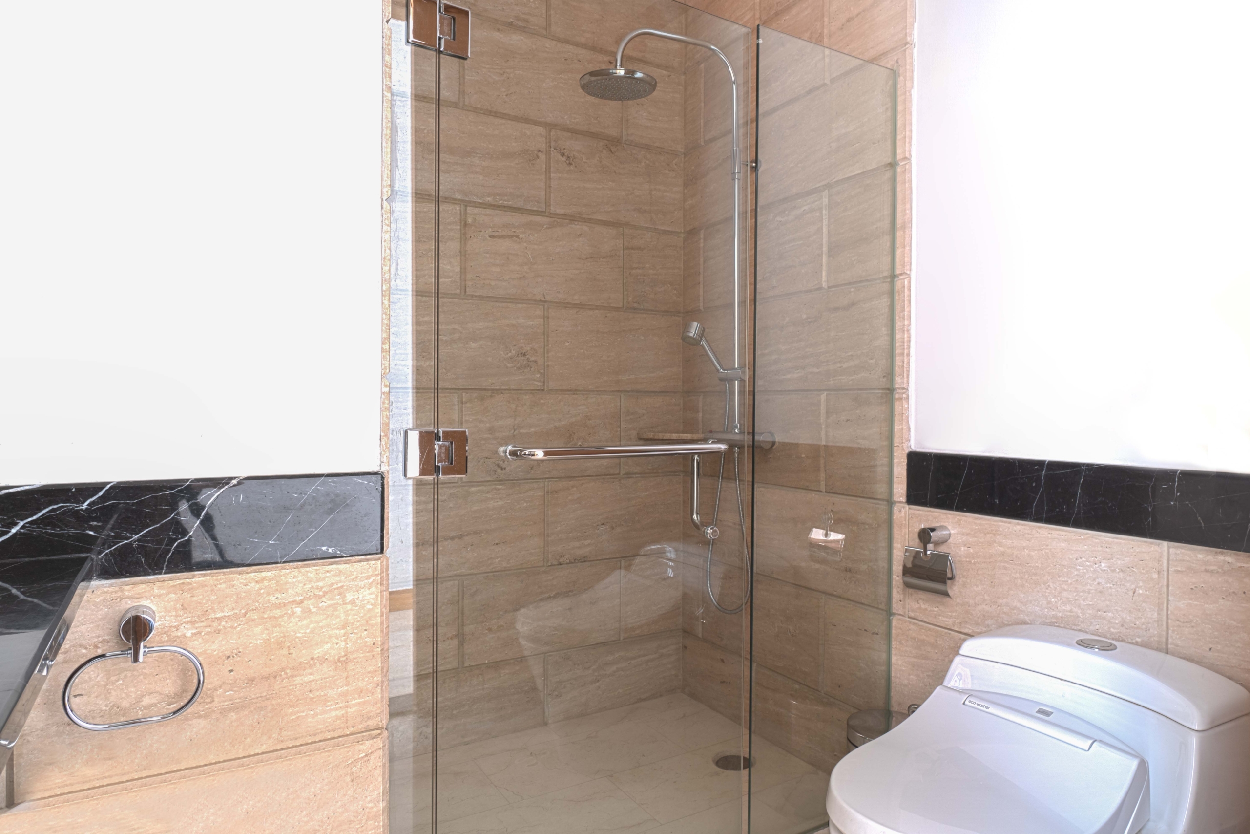 Kempinski Private Residence-2BR-Bathroom shower Luxury Living Kempinski Private Residence 2BR
