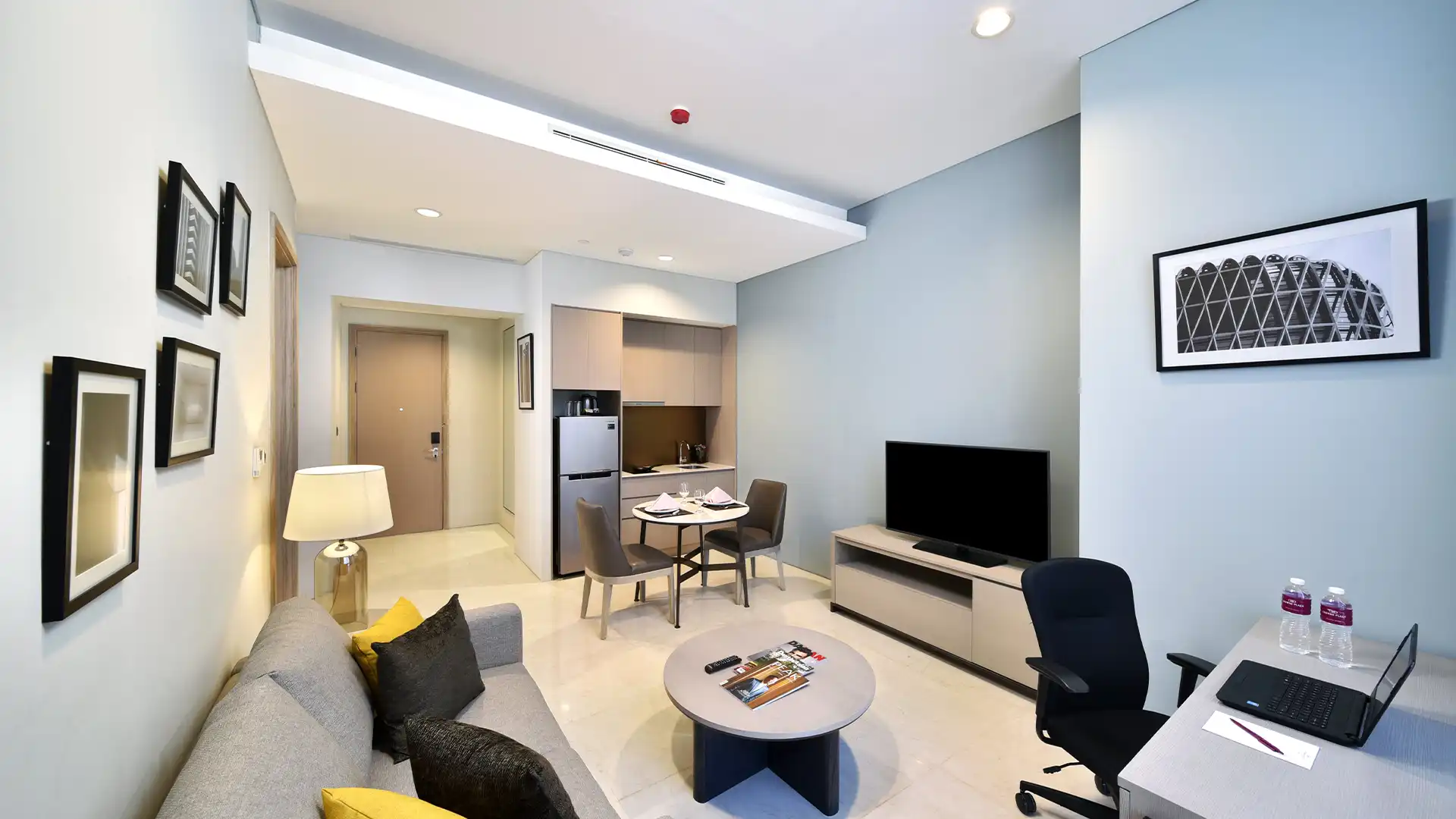 MANGKULUHUR-1BR-Living Area Open Space