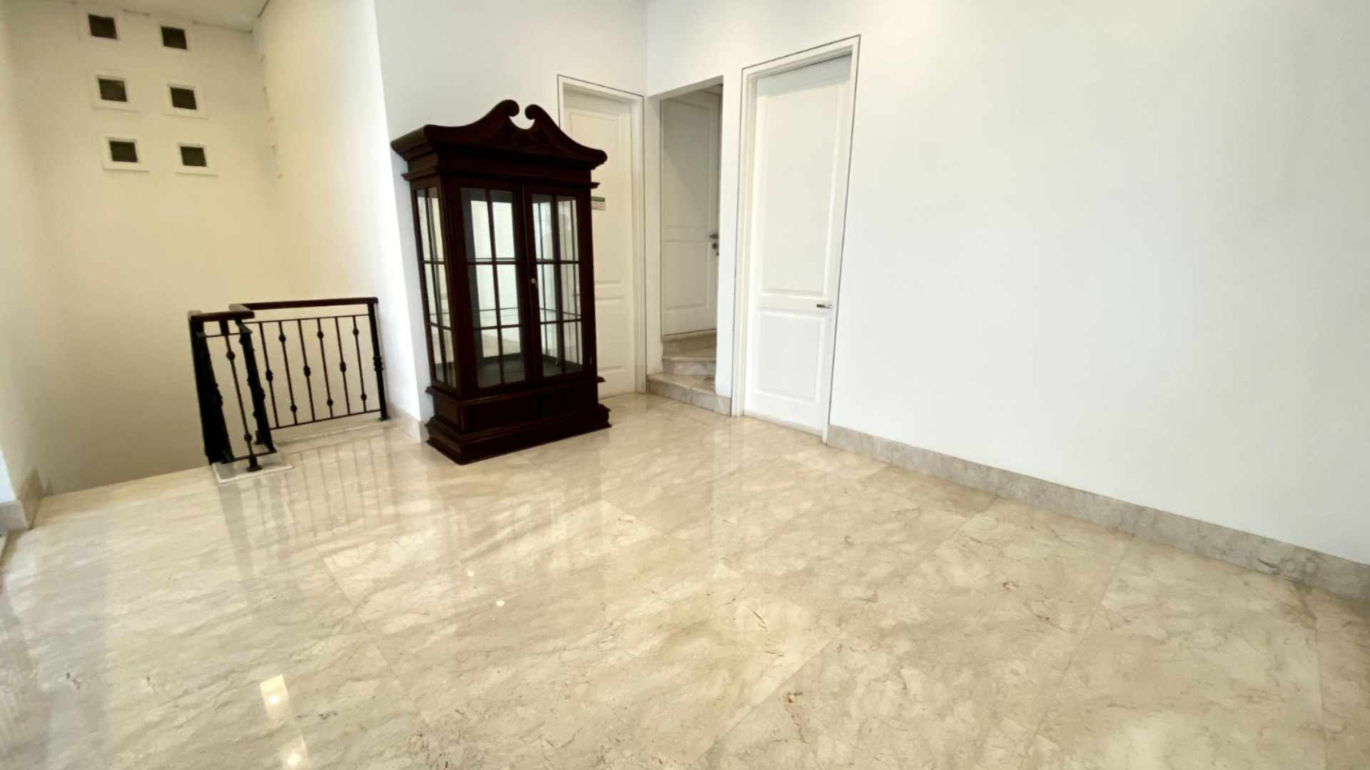 Menteng-4BR- Family Area Second Floor Well-Proportioned 4BR House at Menteng